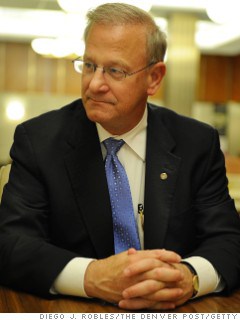 Tom Hoenig, who has cast two dissenting votes against keeping interest rates low for an undefined period of time, is the president of the Tenth District Federal Reserve Bank in Kansas City. (attn copy desk: I think this is his title but different sources say different things)
Diego James Robles, The Denver Post