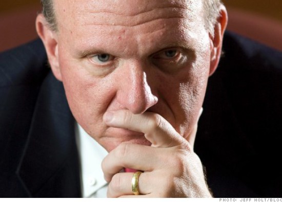 Steven A. Ballmer, Chief Executive Officer of Microsoft, sits for an interview in Hanoi, Vietnam on Monday, May 24, 2010. Photographer: Jeff Holt/Bloomberg