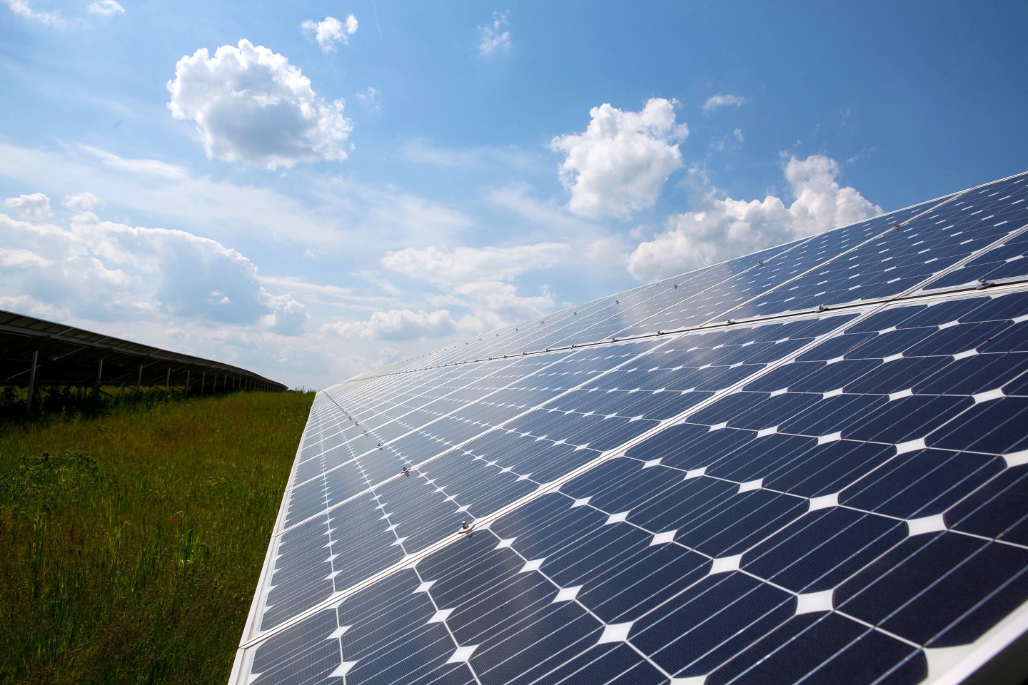 Solar panels.