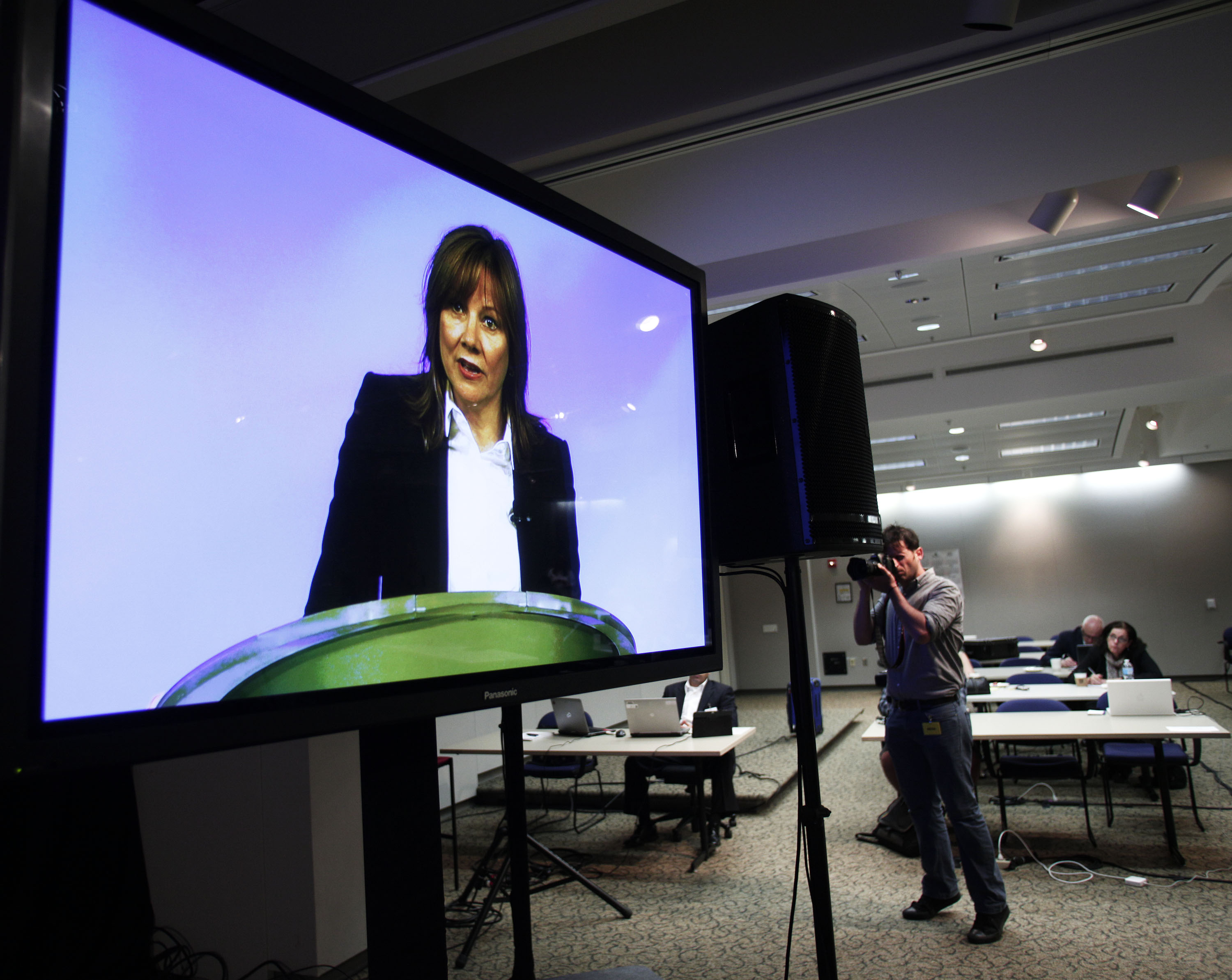 GM CEO Mary Barra Holds Press Conference On Ignition Switch Recall