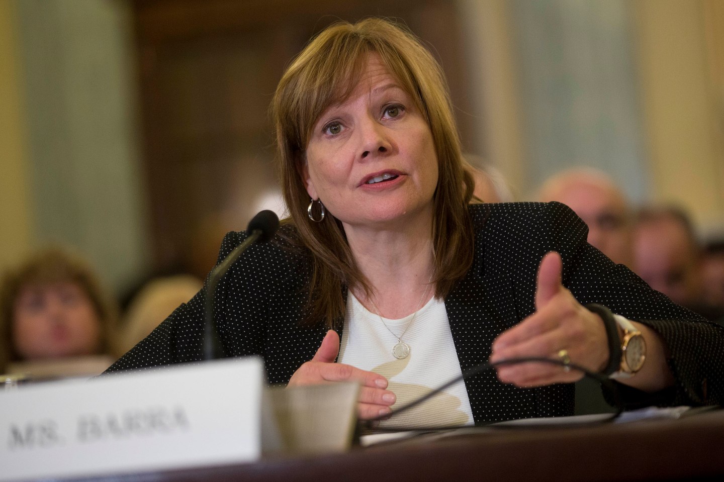 GM CEO Mary Barra Testifies At Senate Consumer Protection Panel Over Recall