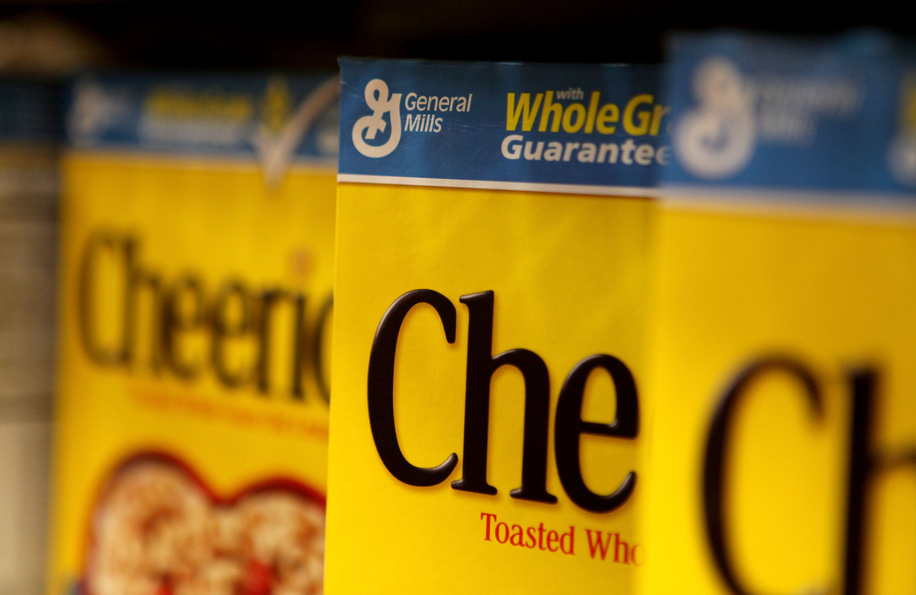 Boxes of Cheerios