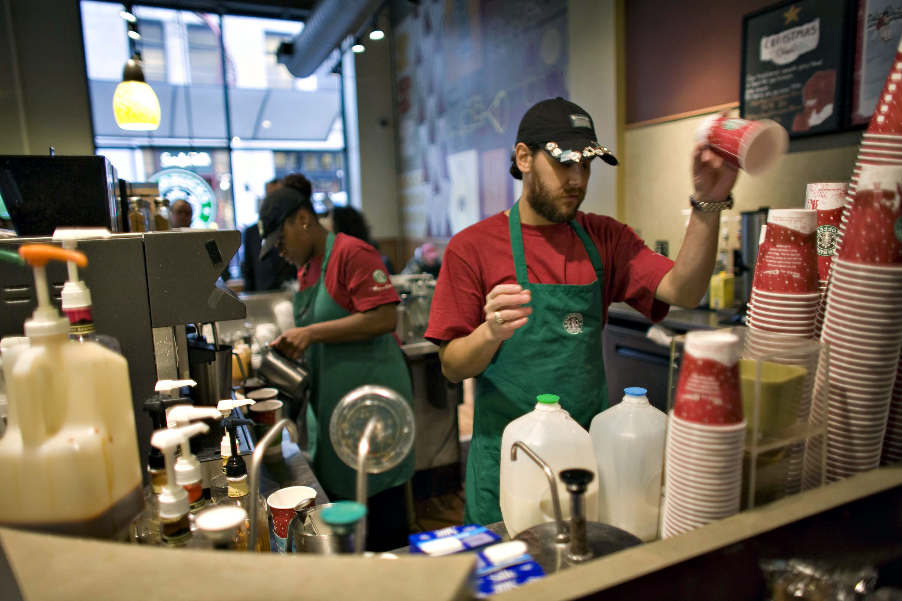A Starbucks in New York