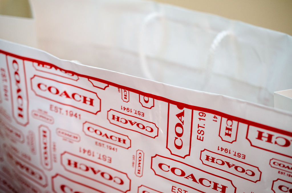 Coach shopping bag