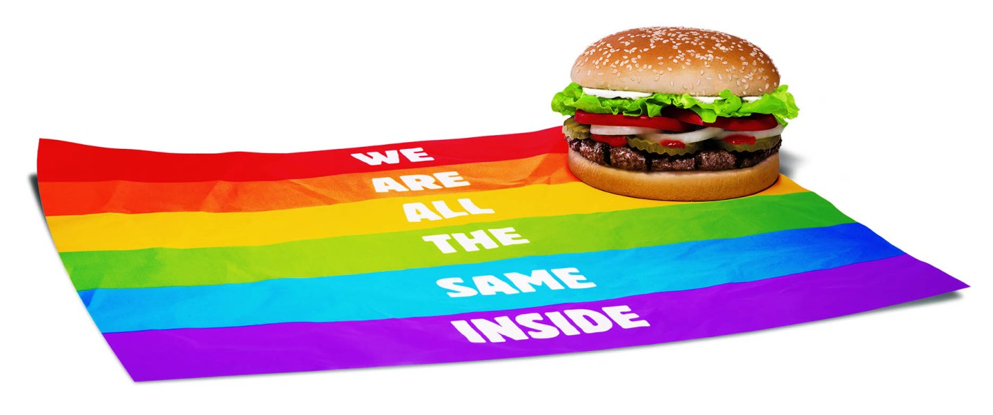 San Francisco Burger King serves up Gay Pride Whopper