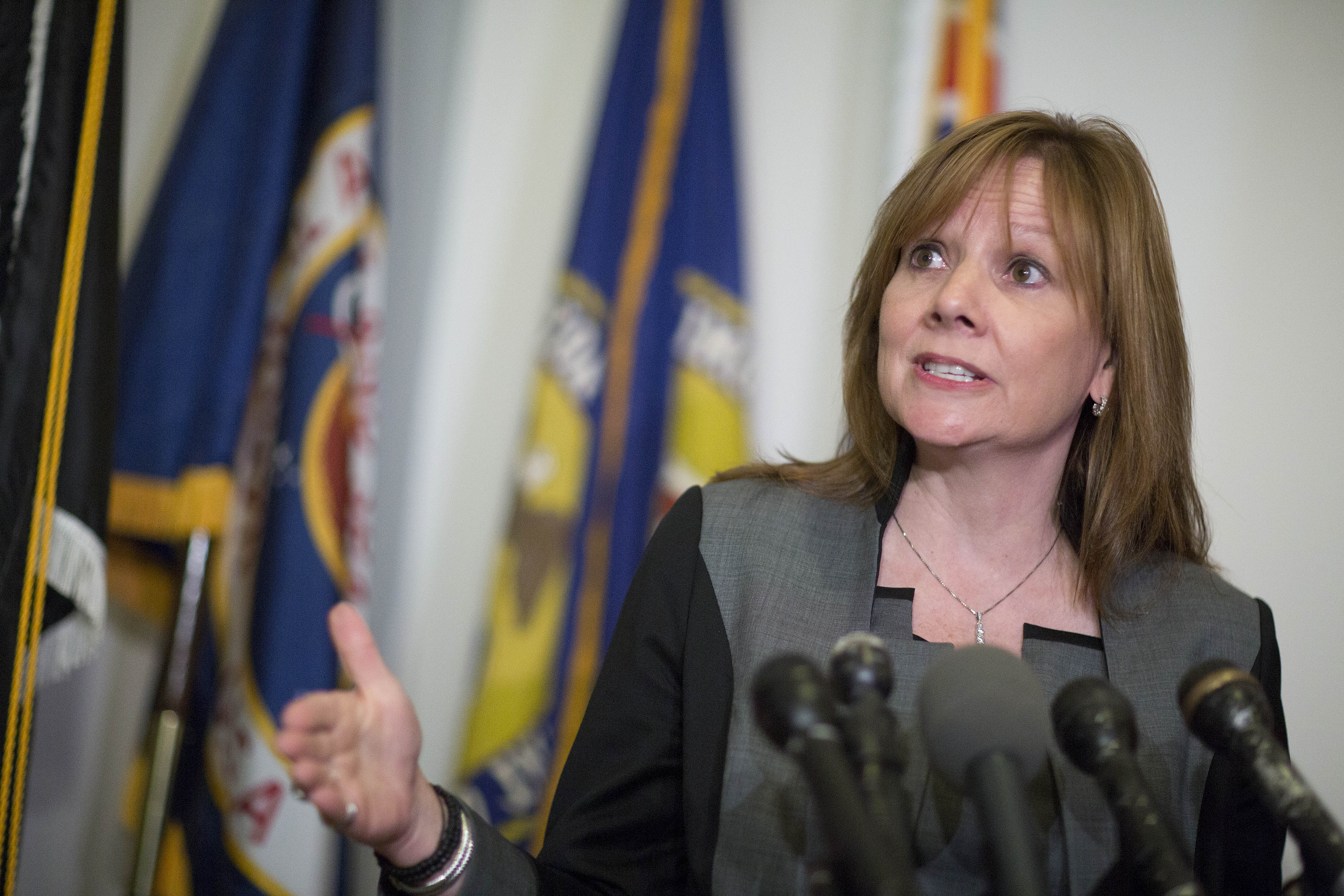 General Motors Co. Chief Executive Officer Mary Barra At Senate Hearing On Recalls