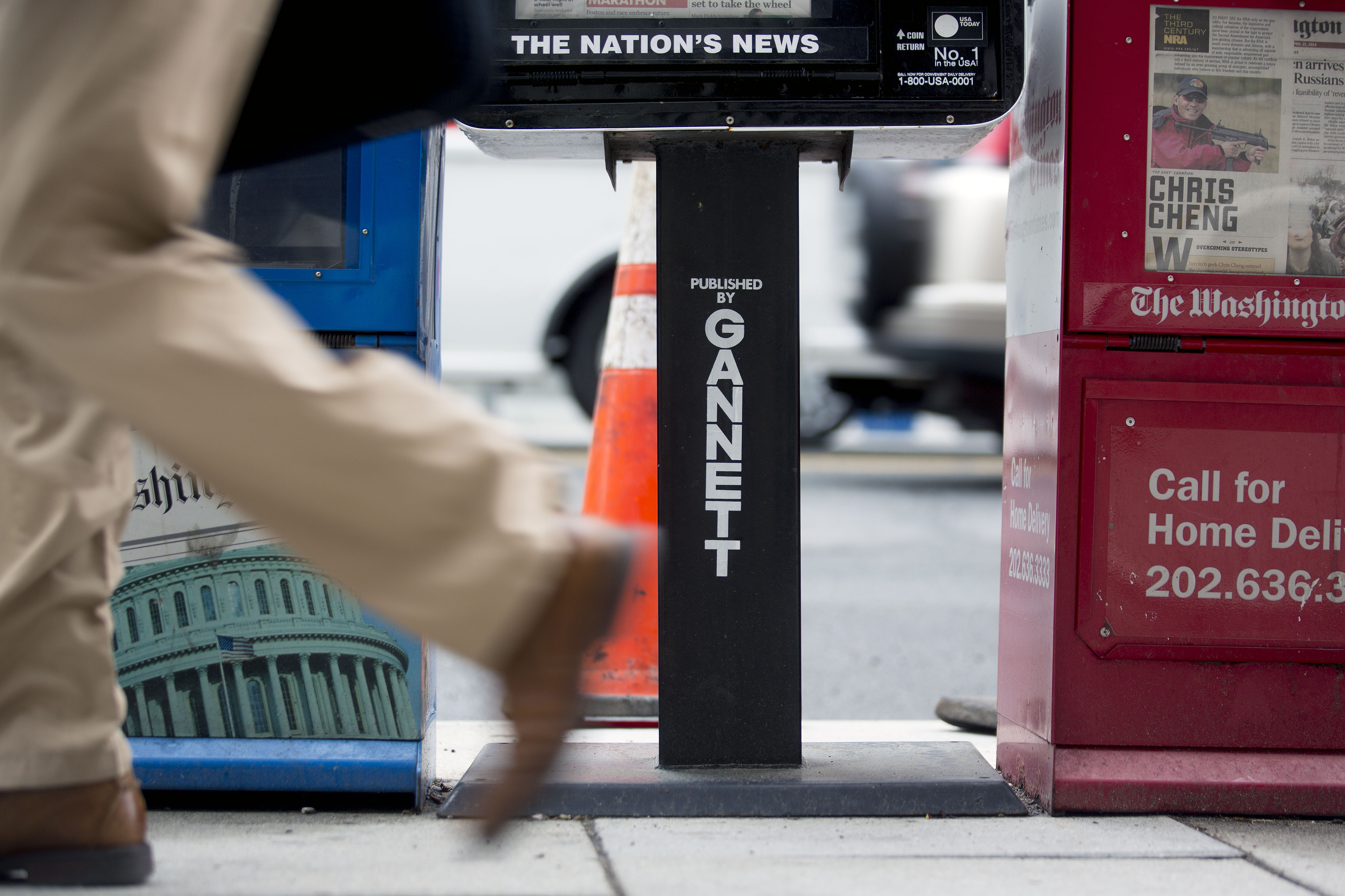 Illustrations of Gannett Co. Digitial Properties Ahead of Earnings