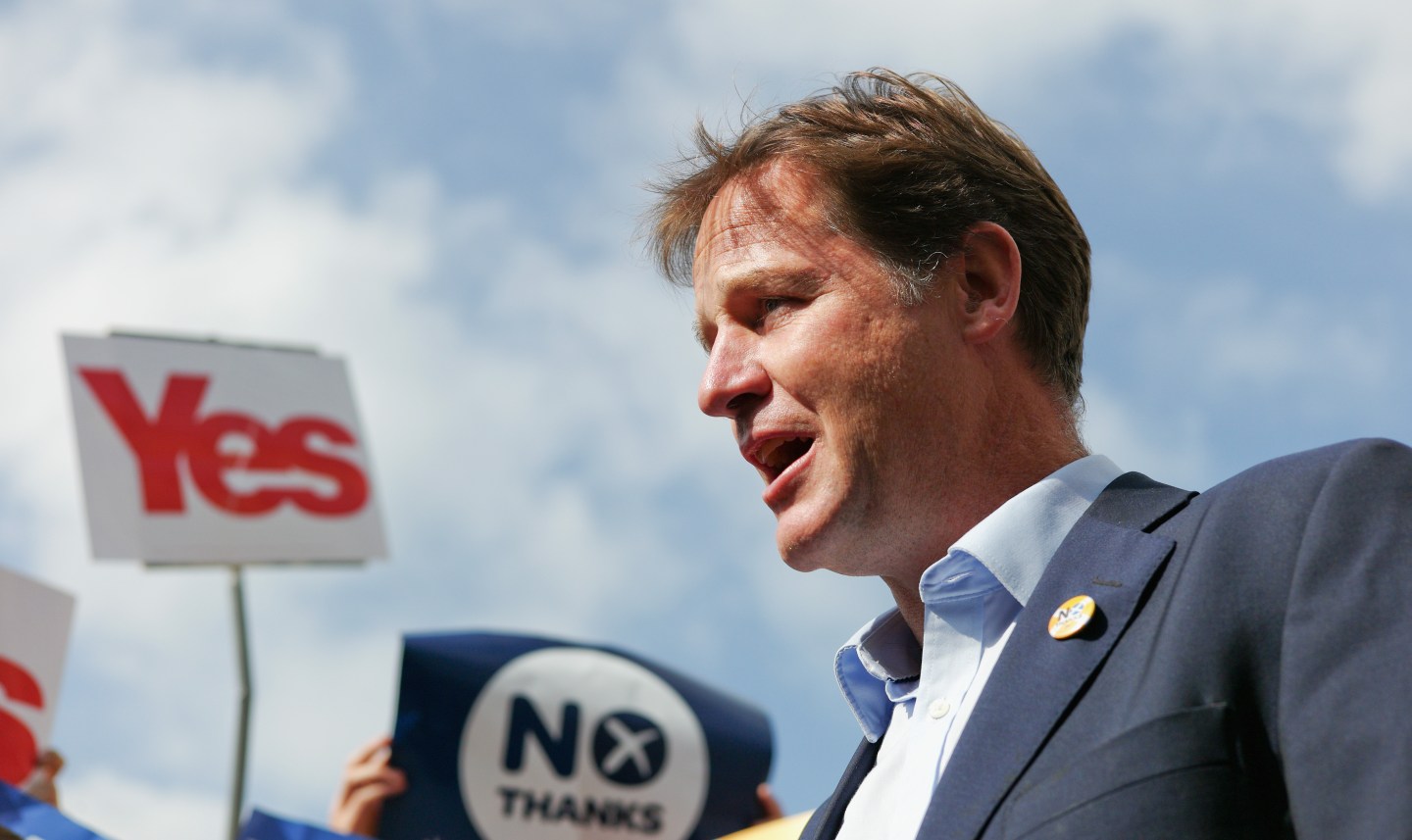 Party Leaders Campaign To Save The Union
