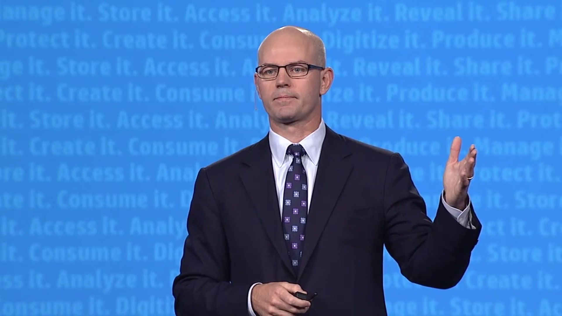 HP's Art Gilliland speaking at Protect 2013