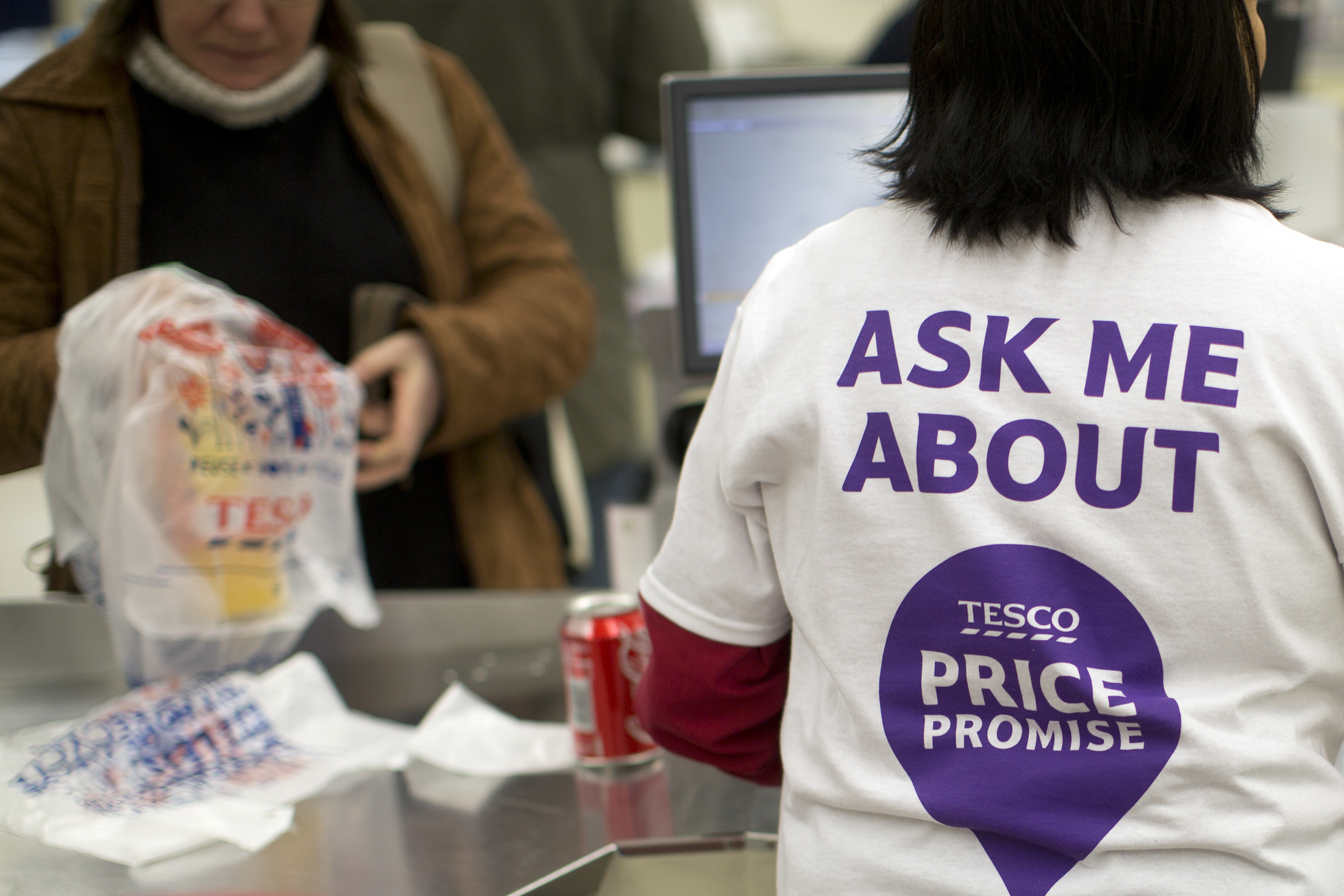 Inside A Tesco Plc Supermarket