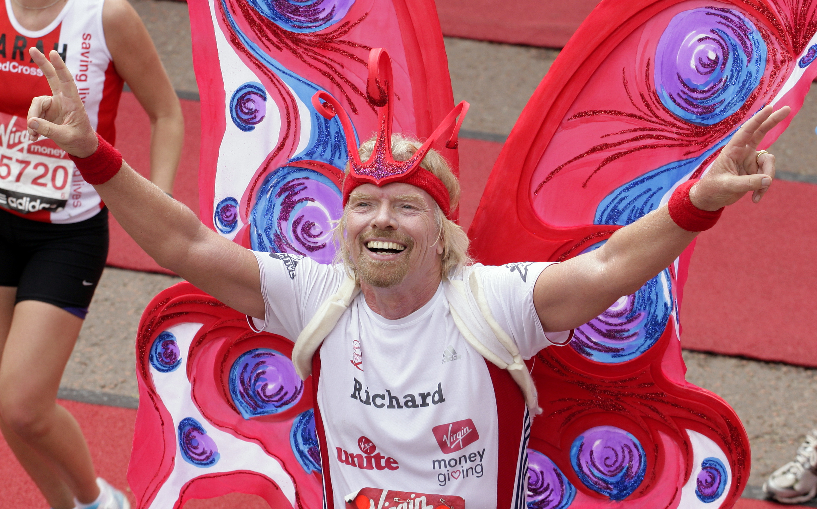 Celebrities Take Part In The Virgin London Marathon 2010