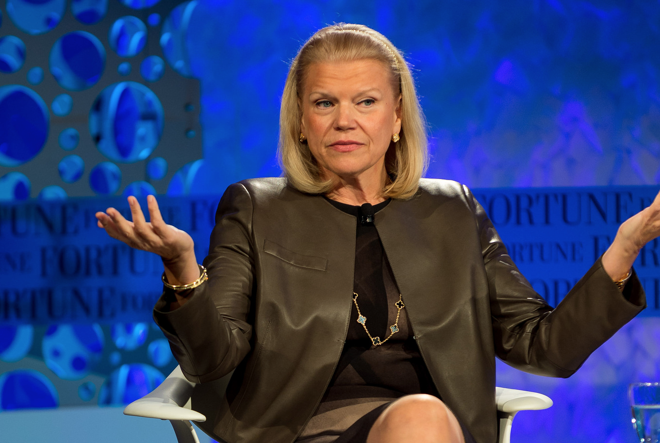 IBM CEO Ginni Rometty at the 2014 Fortune Most Powerful Women summit in Laguna Niguel, Calif.
