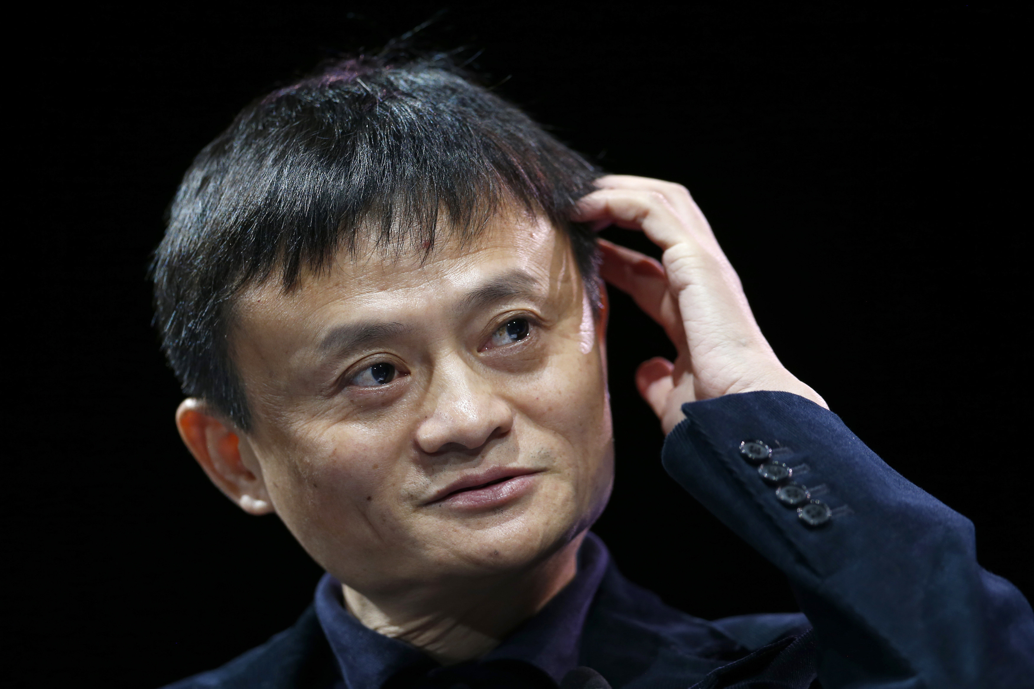 Jack Ma, Executive Chairman of Alibaba Group, speaks at the WSJD Live conference in Laguna Beach
