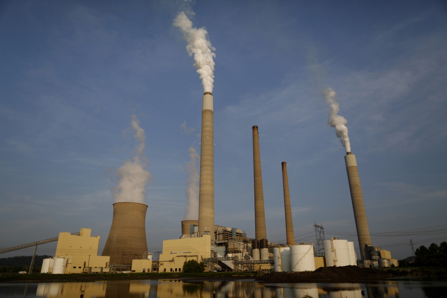 Inside The American Electric Power Co. Coal-Fired Power Plant