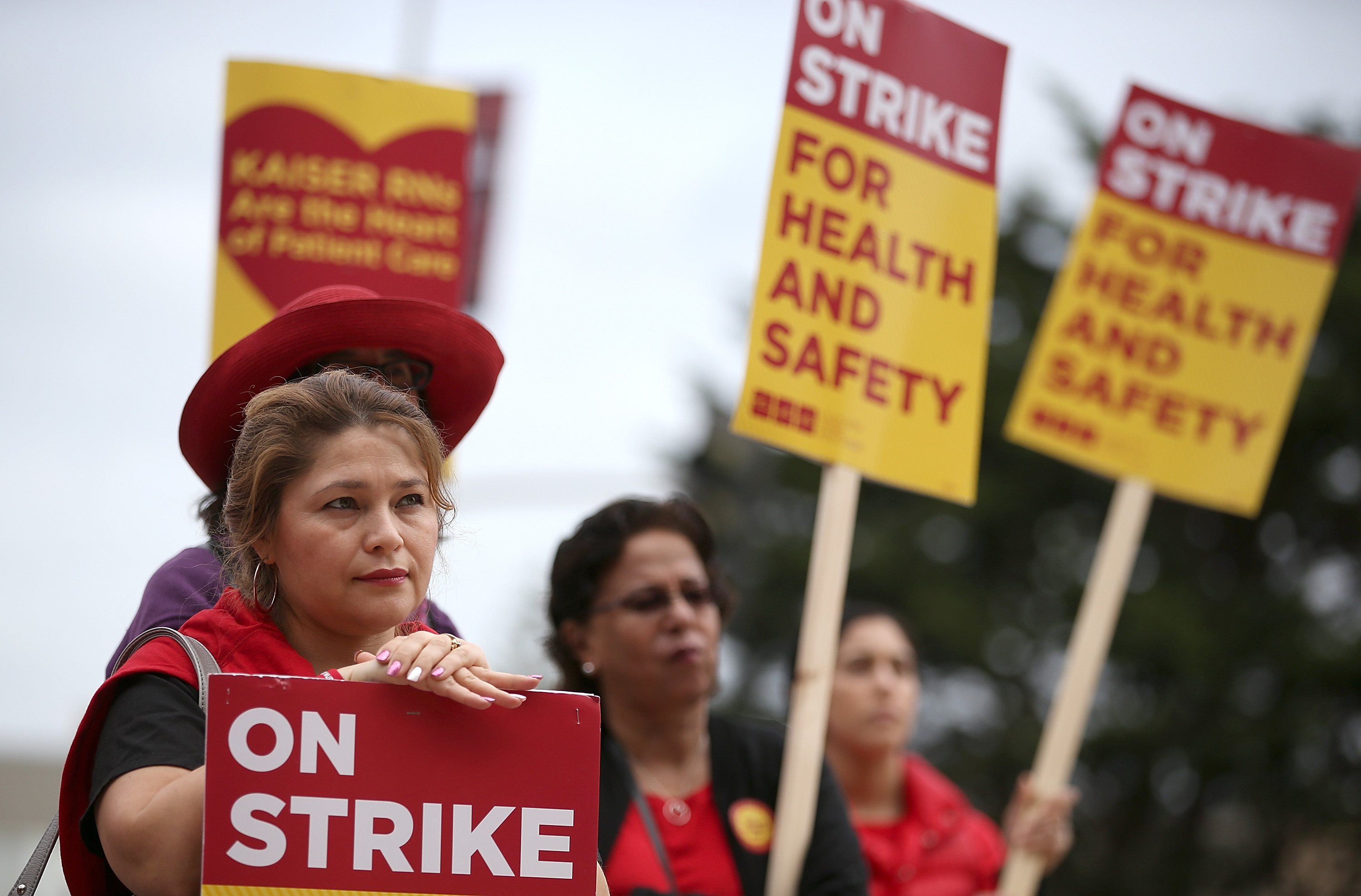 California Nurses Strike To Protest Patient Care Conditions, Ebola Preparation