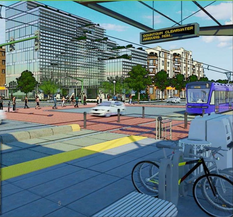 Greenlight Pinellas rendering Largo Town Center