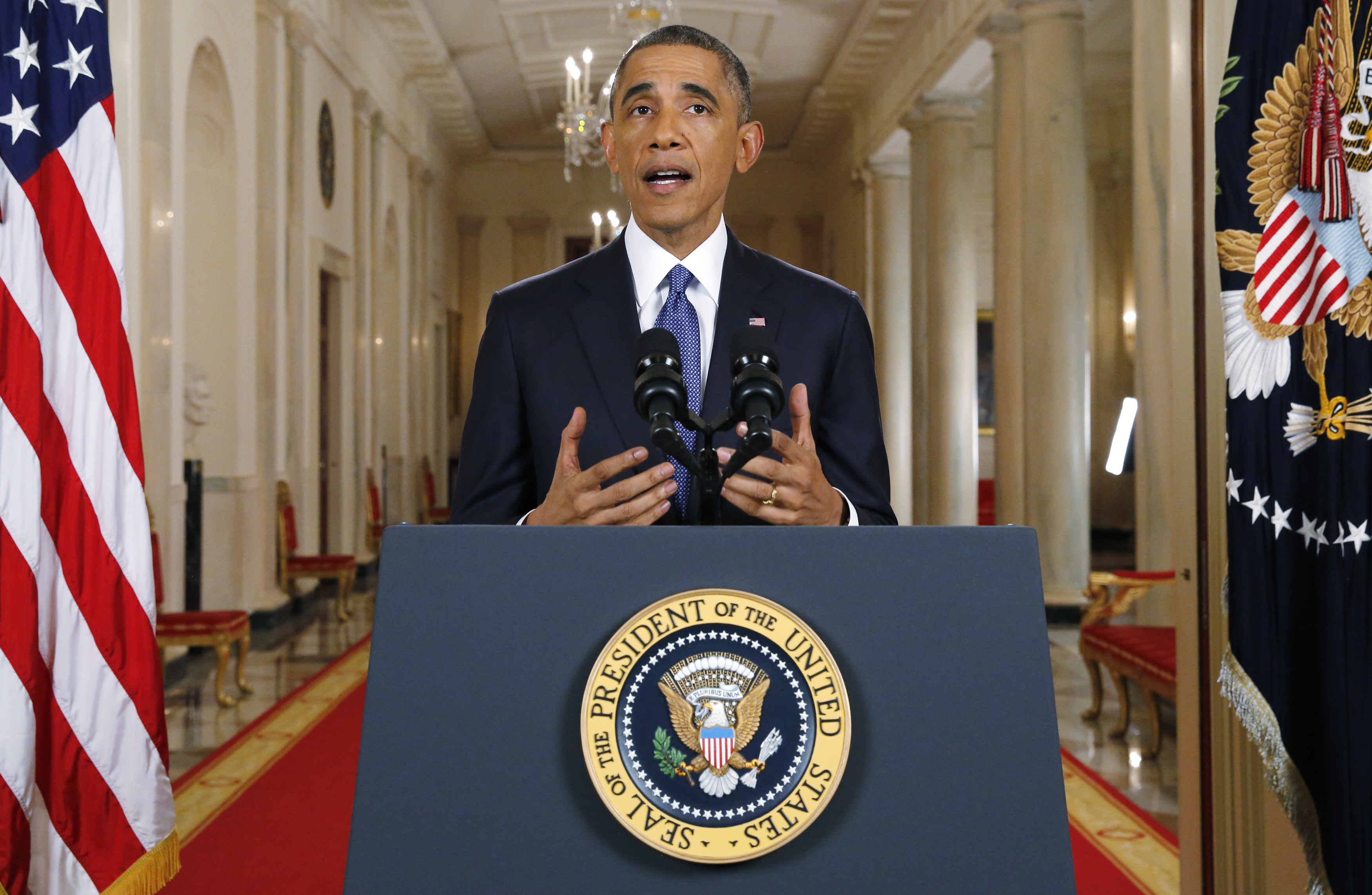 U.S. President Obama announces executive actions on immigration during nationally televised address from the White House in Washington