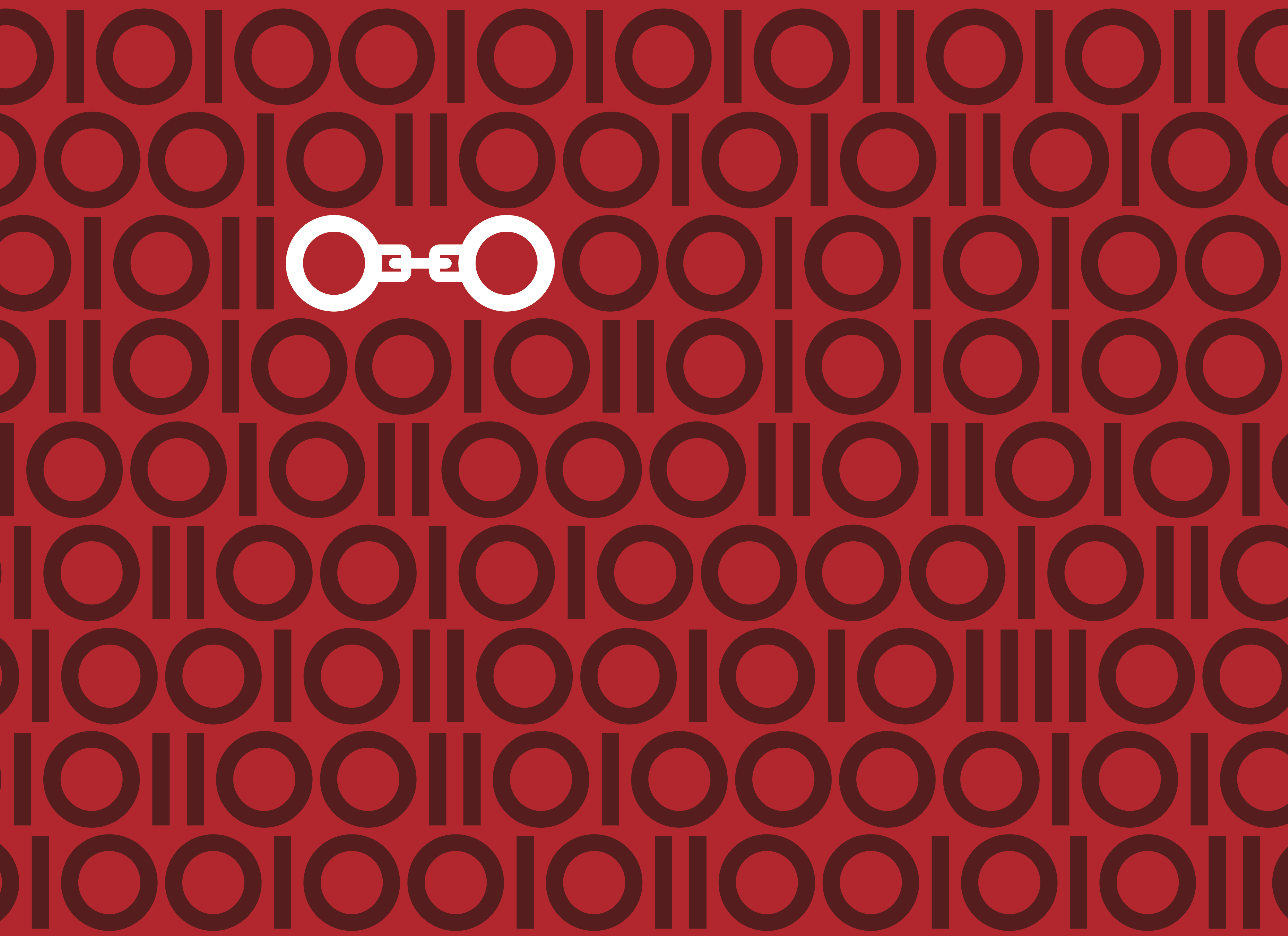 Handcuffs in binary pattern