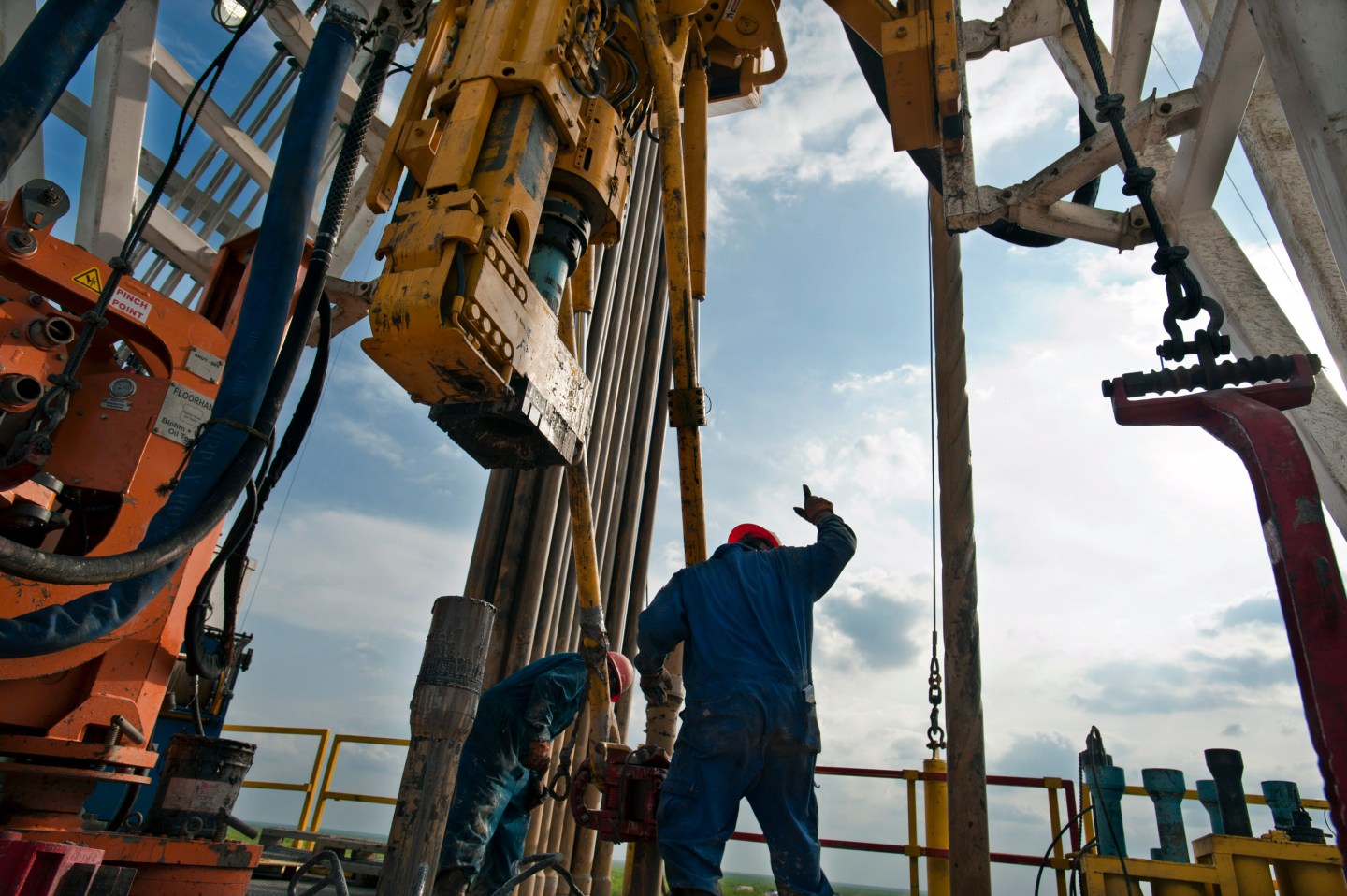 Operations At An Orion Drilling Co. Oil Platform