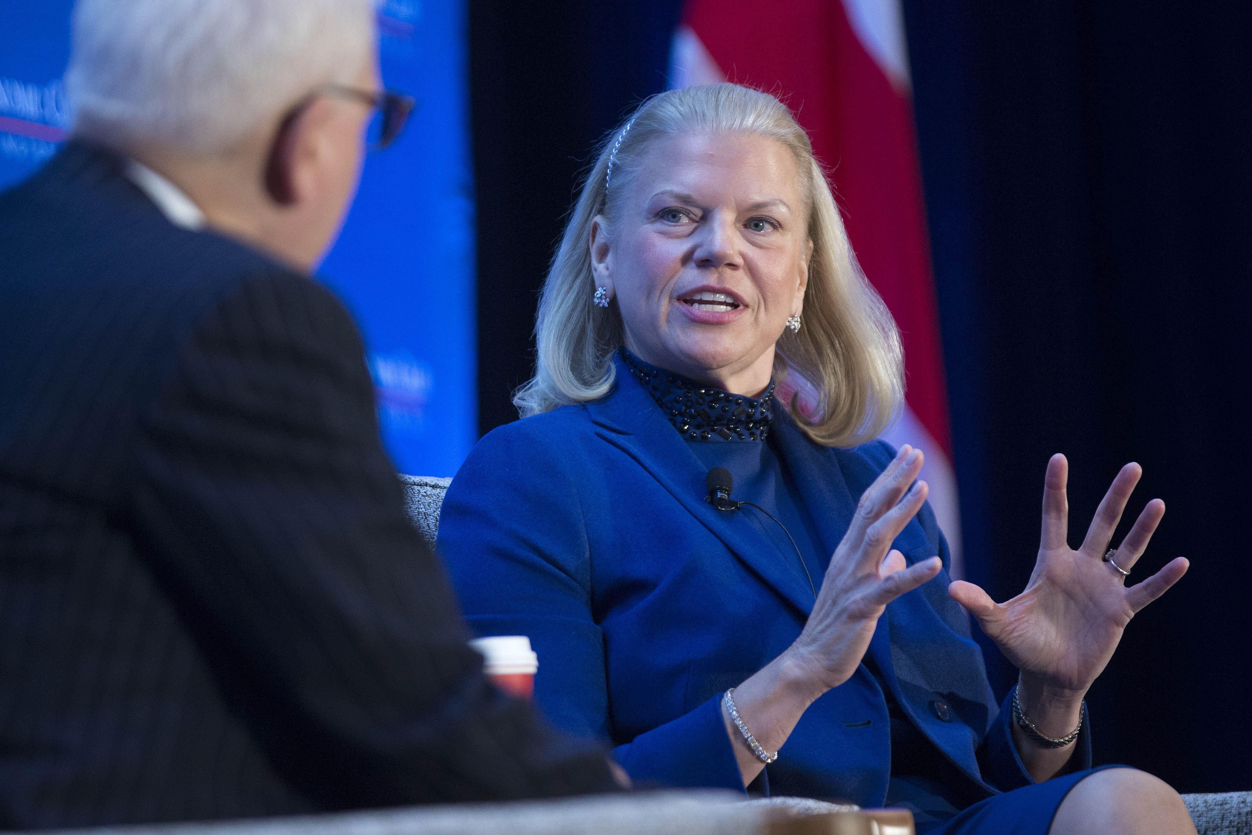 IBM Chief Executive Officer Ginni Rometty Speaks At The Economic Club Of Washington