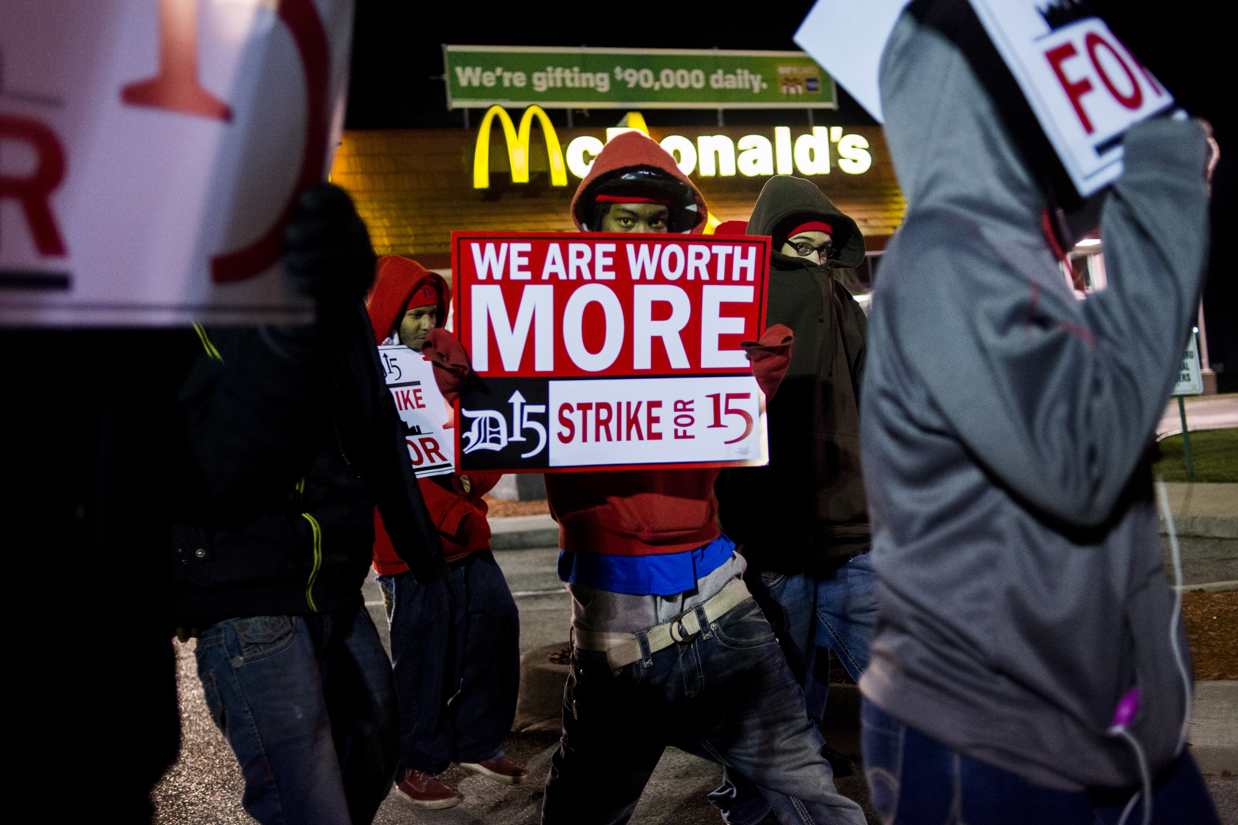 FAST FOOD PROTESTS