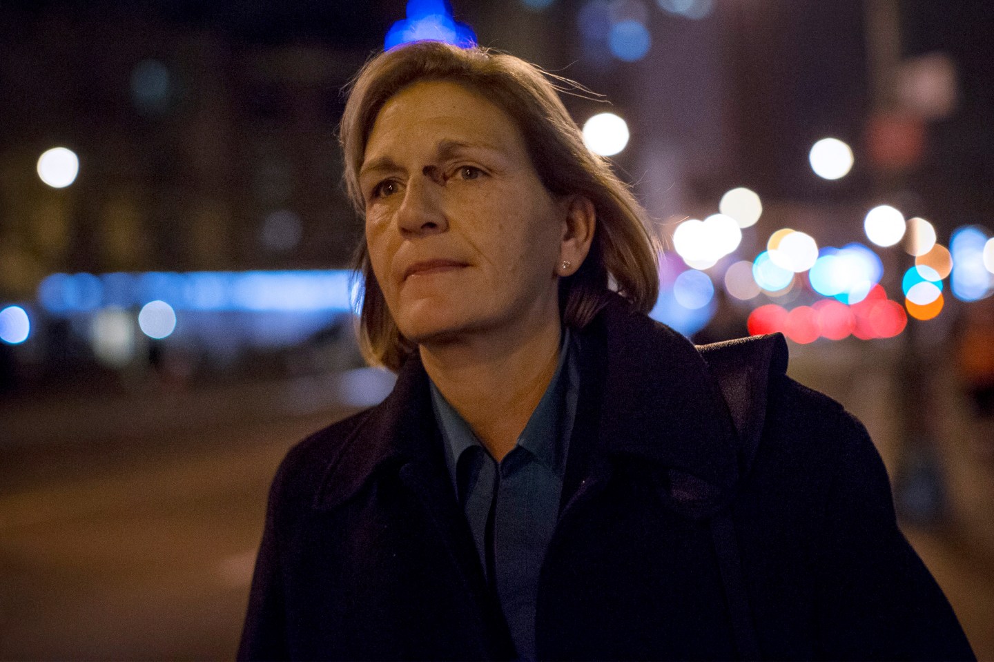 JoAnn Crupi, former Bernard L. Madoff Investment Securities LLC employee, exits the Manhattan Federal Court house in New York