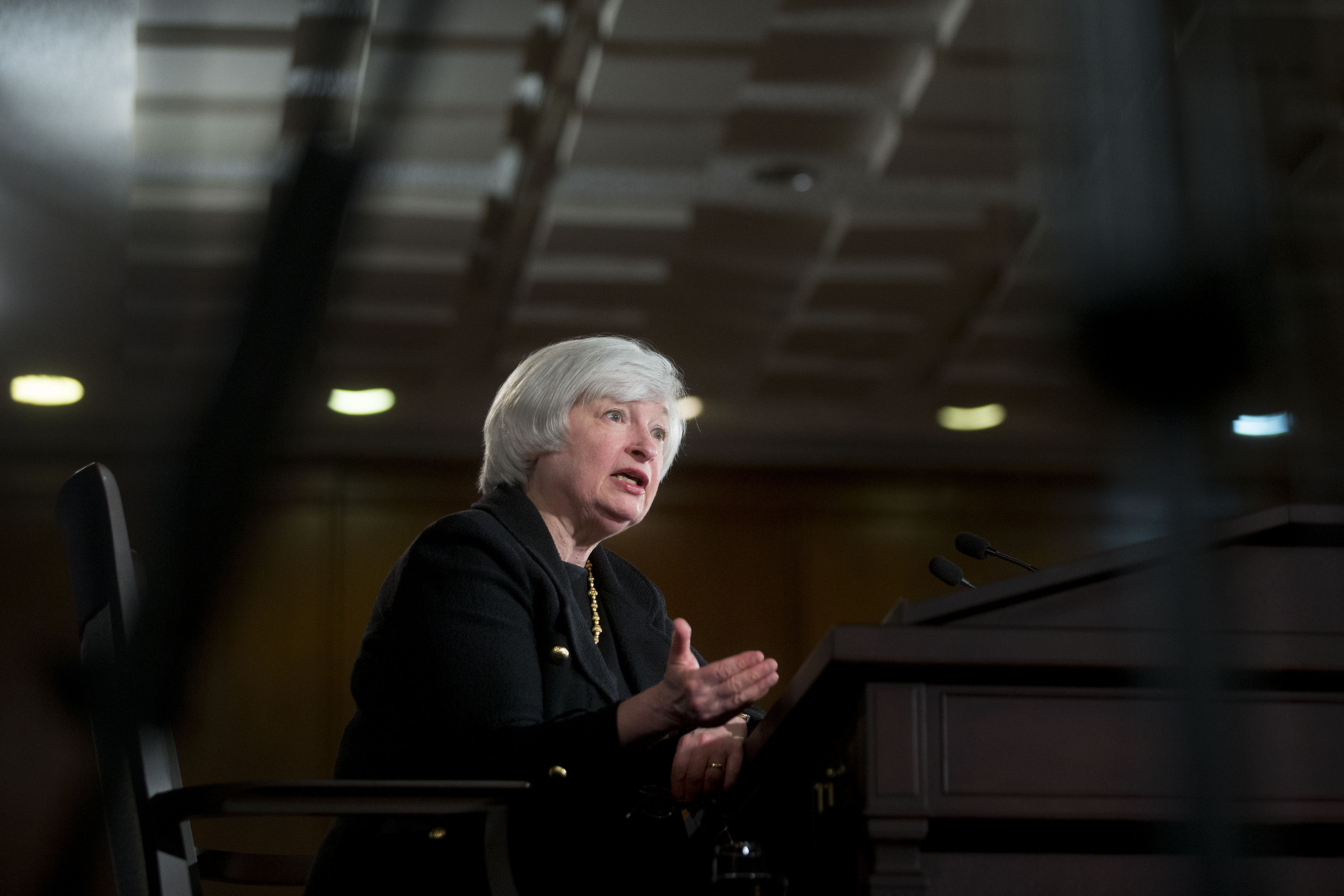 Fed Chair Janet Yellen Holds News Conference Following FOMC Meeting