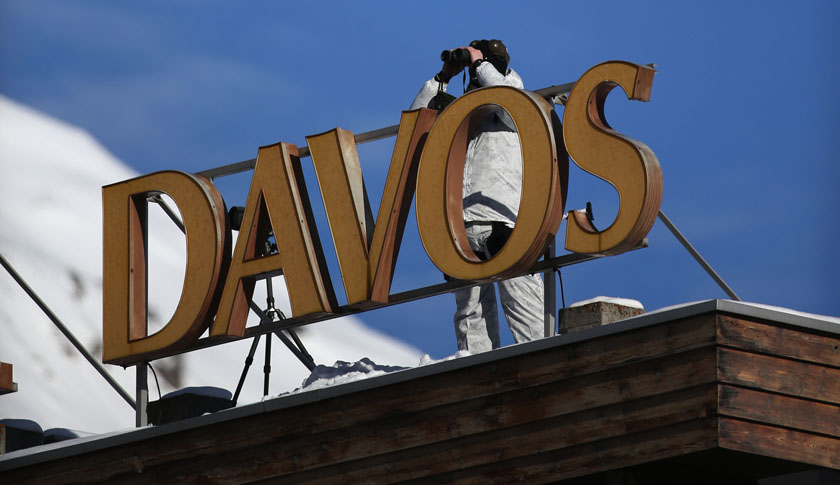 Preparations Ahead Of The Davos World Economic Forum 2015