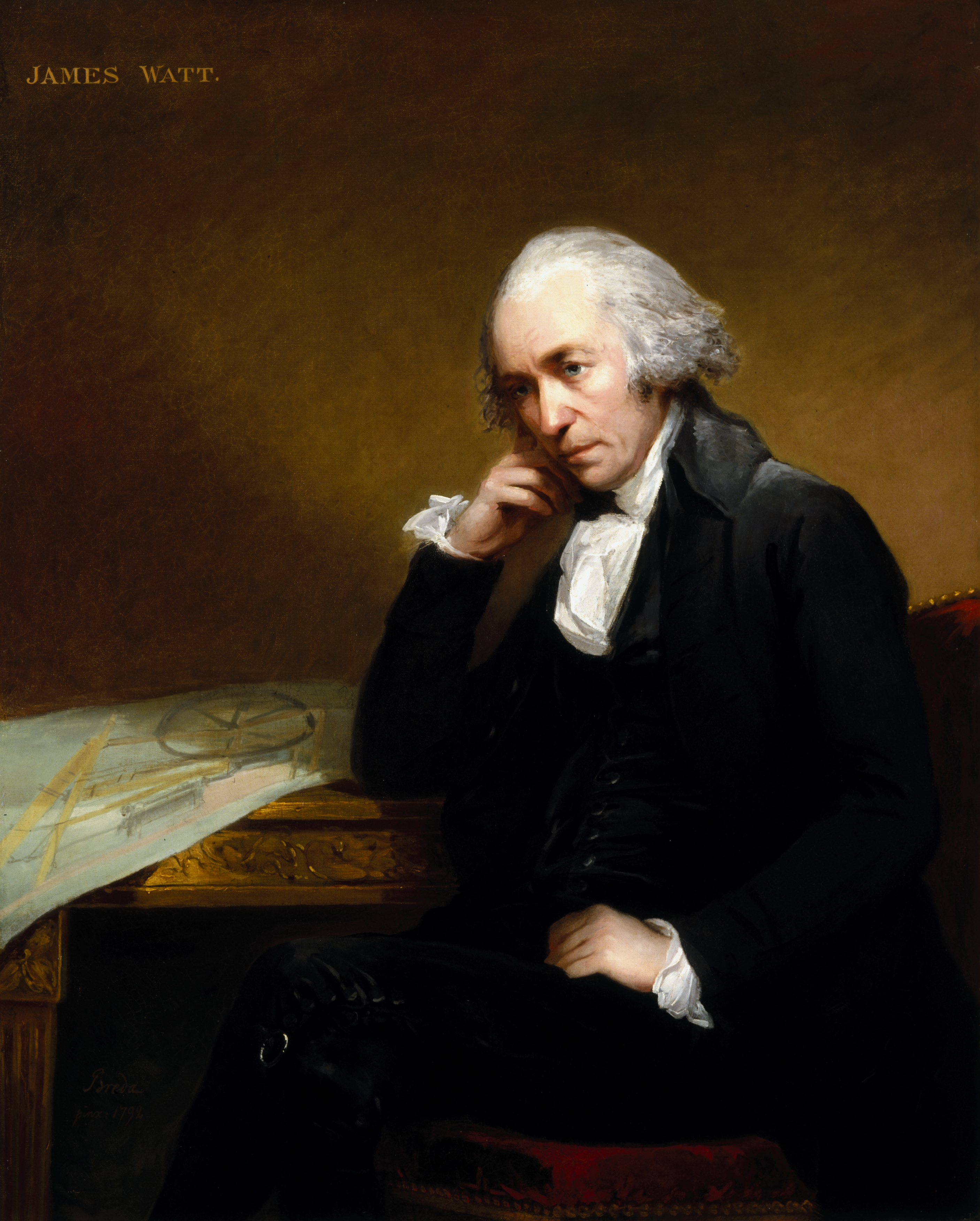 James Watt, Scottish engineer, 1792.