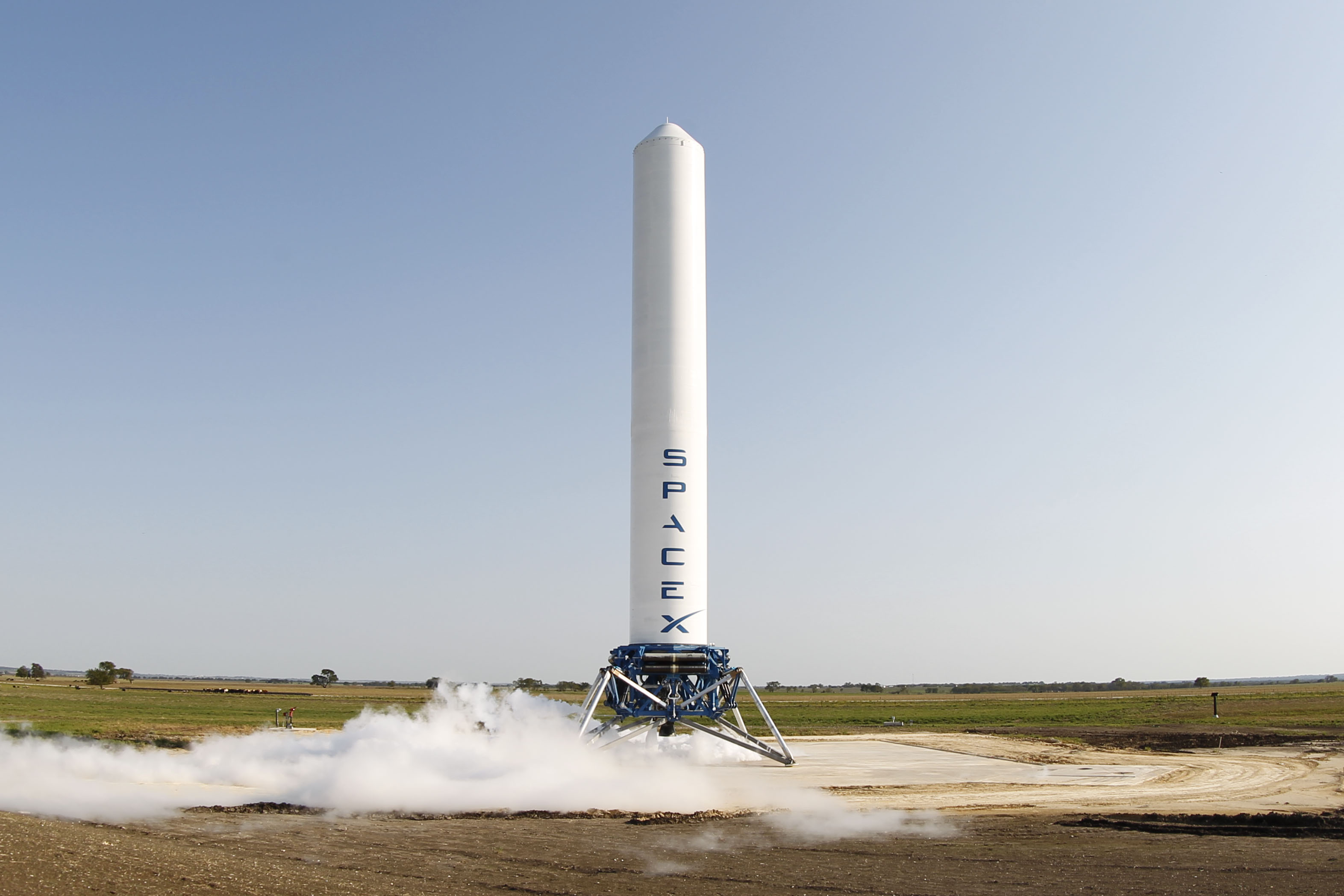 SpaceX Grasshopper reusable rocket program