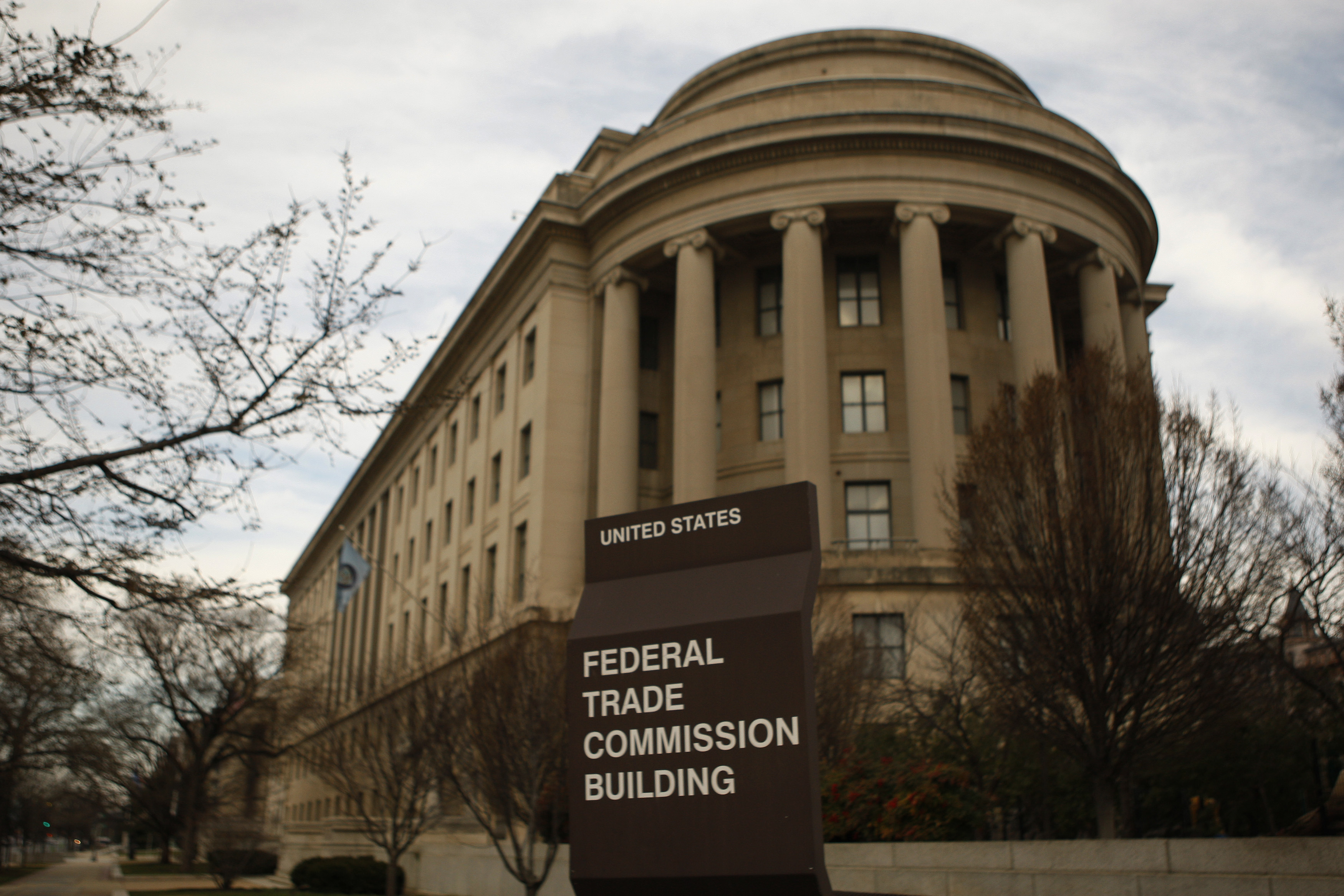 The Federal Trade Commission building is seen in Washington