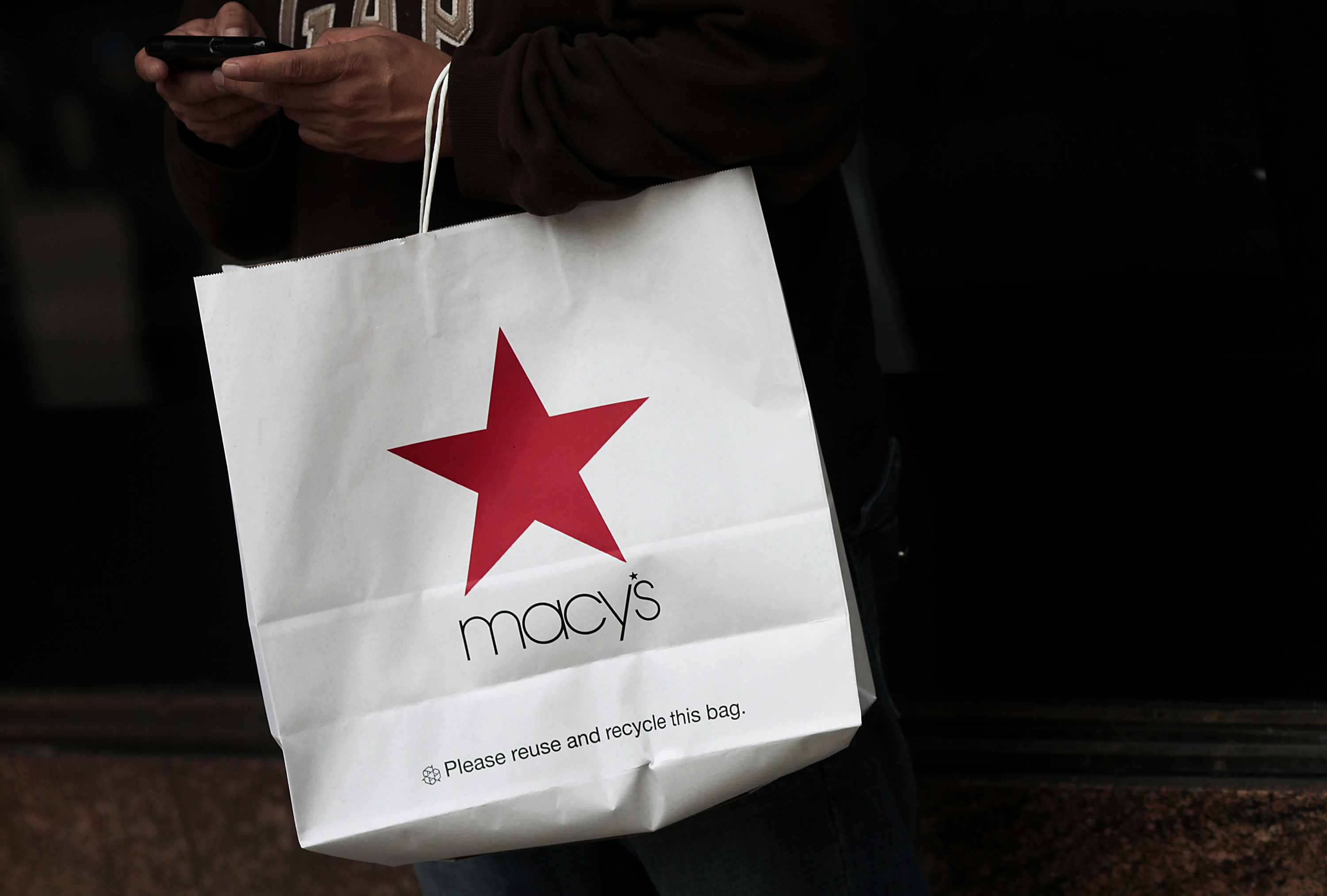 General Views of Shoppers Ahead of Macy's, Kohl's and Nordstrom Rack Earnings