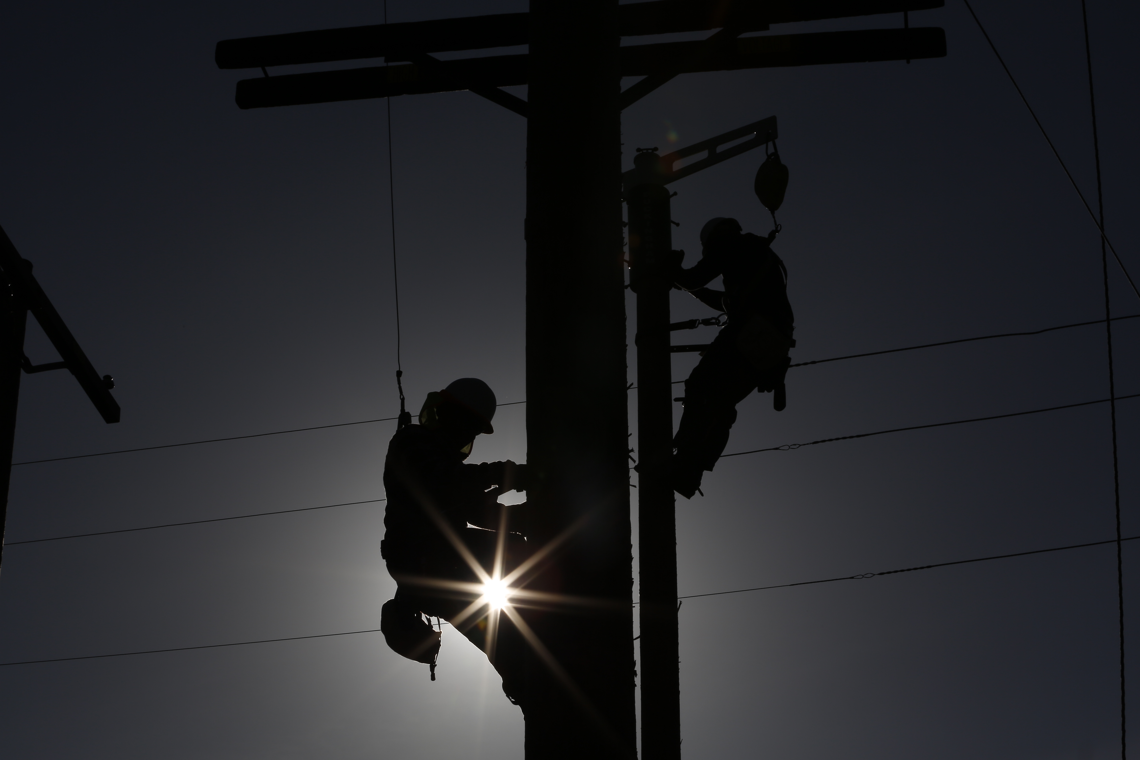 Electrical Lineman Training Cass at Los Angeles Trade-Technical College