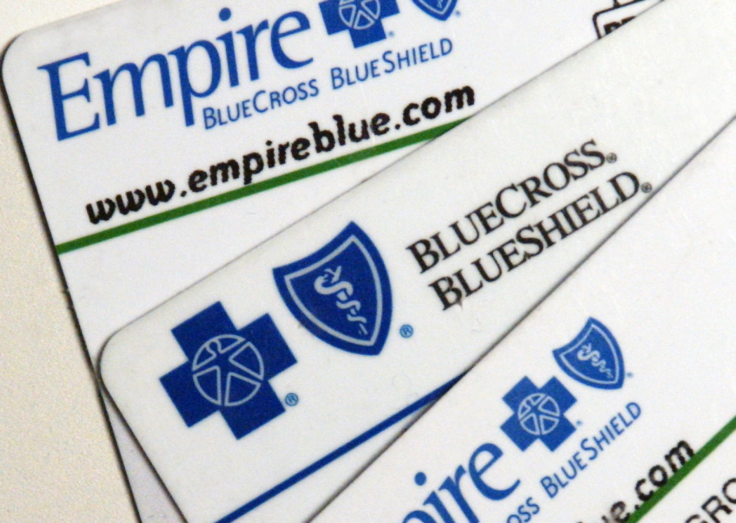 Empire Blue Cross Blue Shield health insurance card