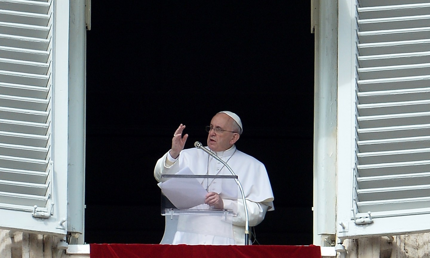 VATICAN-RELIGION-POPE-ANGELUS