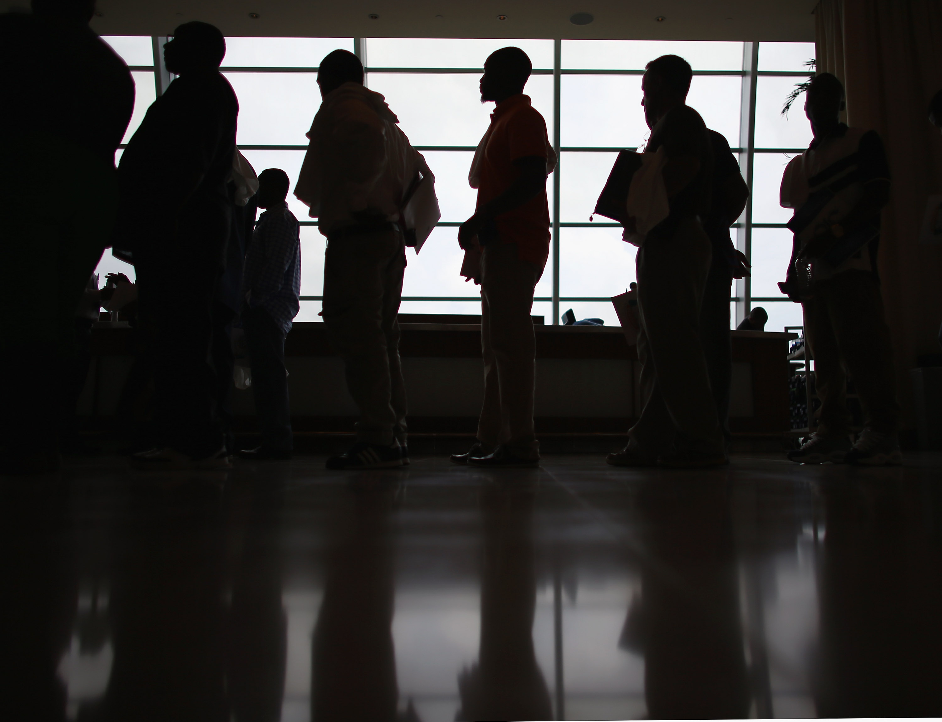 Job Fair Held At Sun Life Stadium In Miami