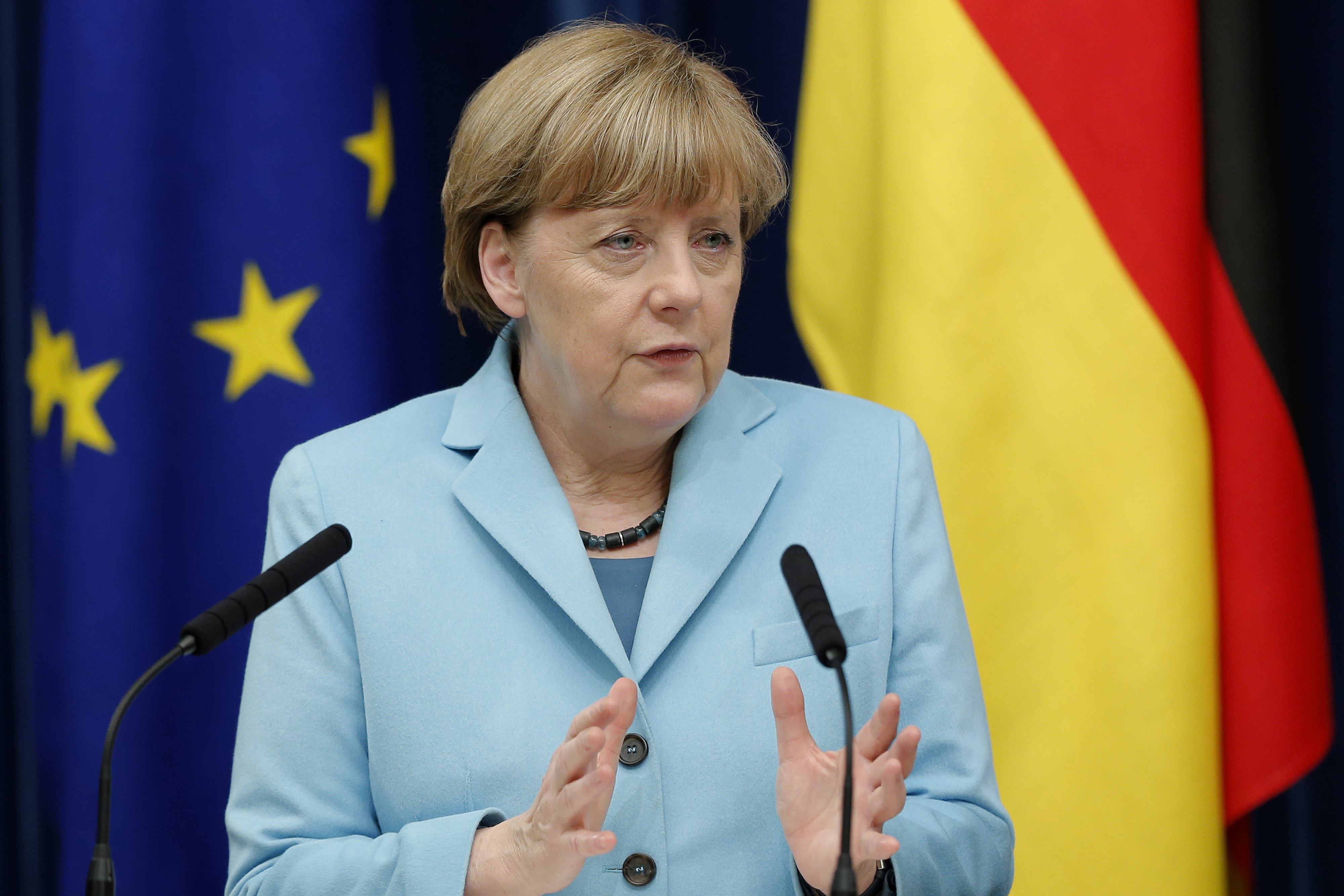Germany Chancellor Angela Merkel Visits Japan