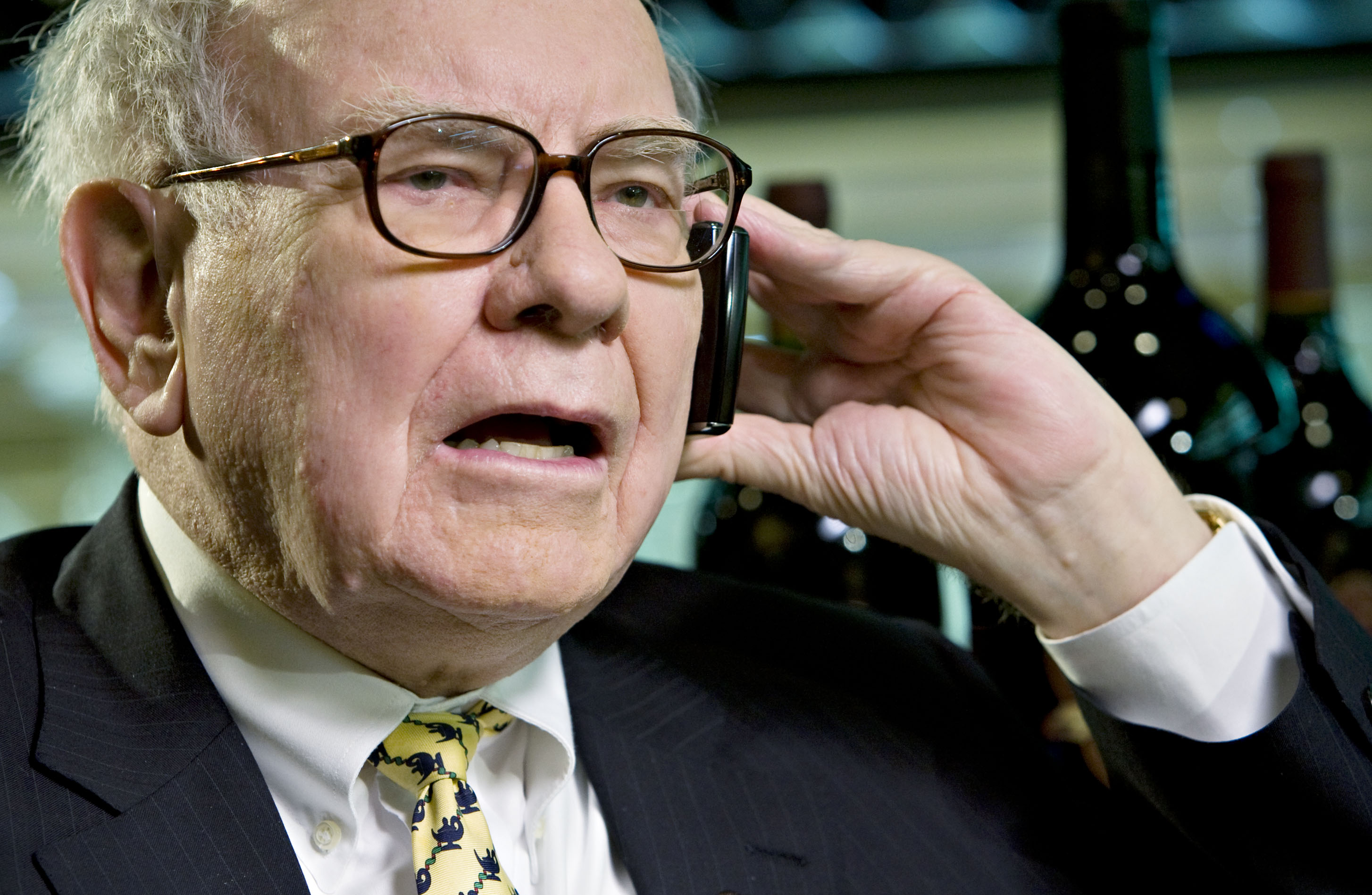 Billionaire investor Warren Buffett, chairman of Berkshire H