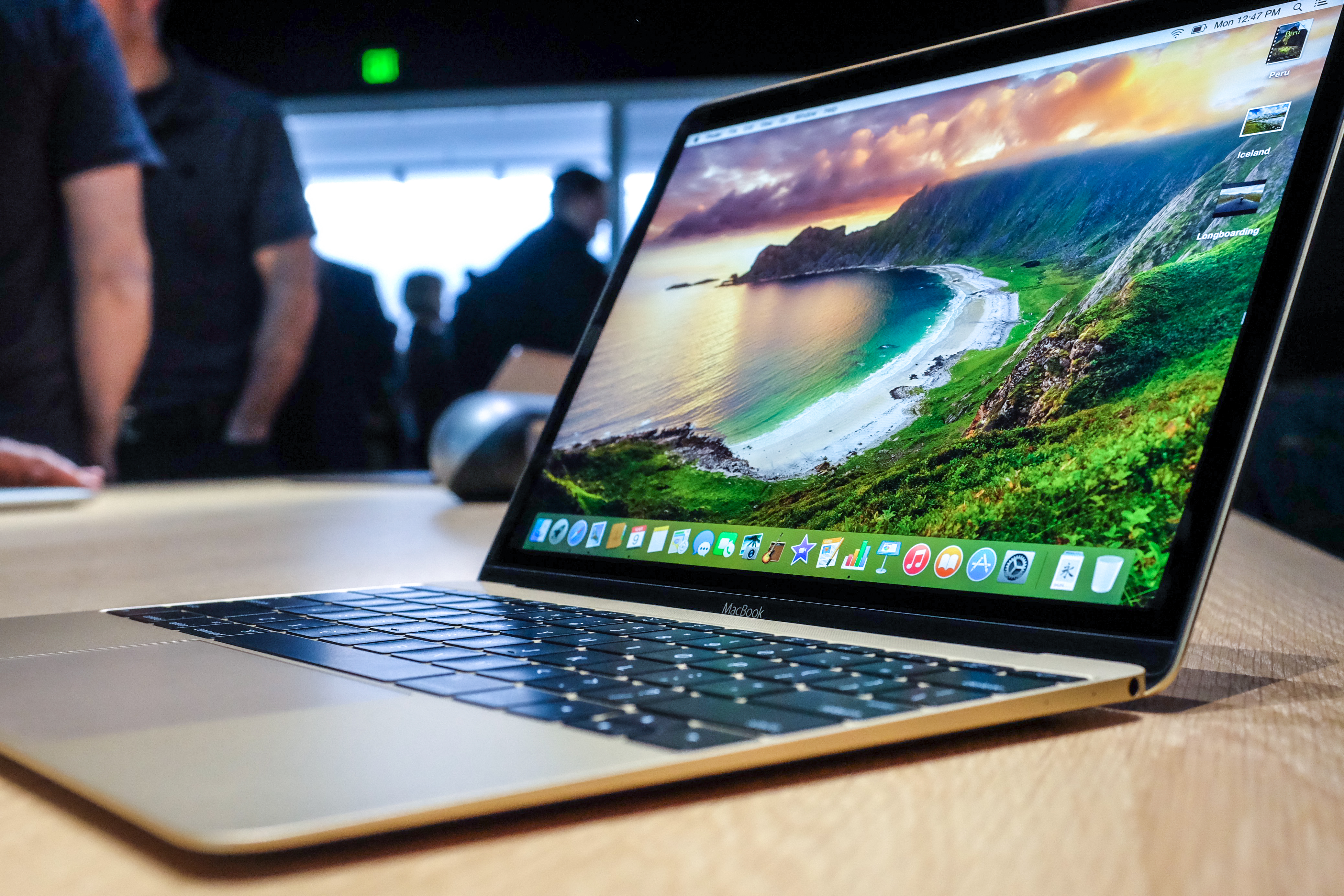 Gold MacBook