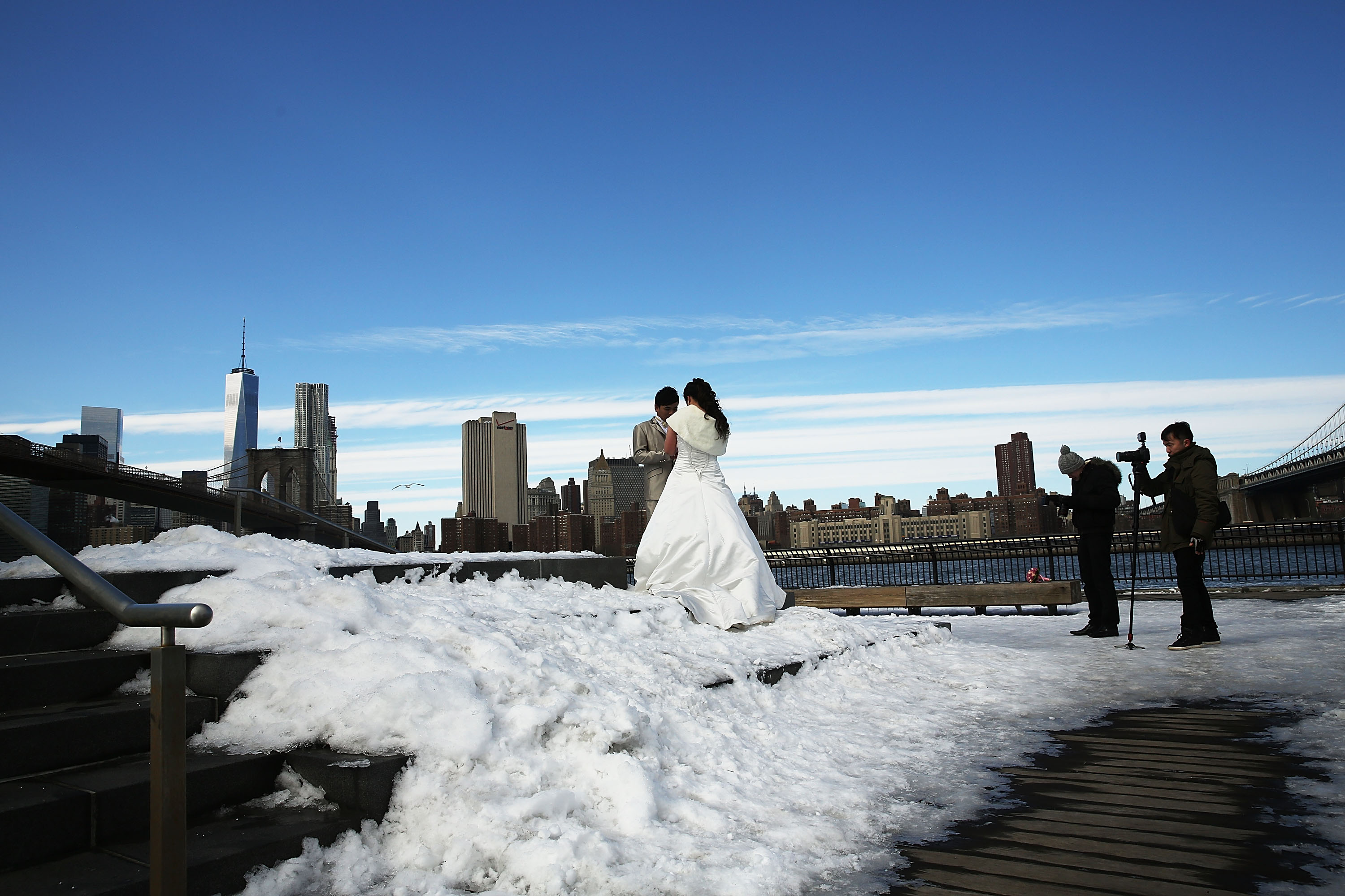 Frigidly Cold Weather Continues To Chill New York City
