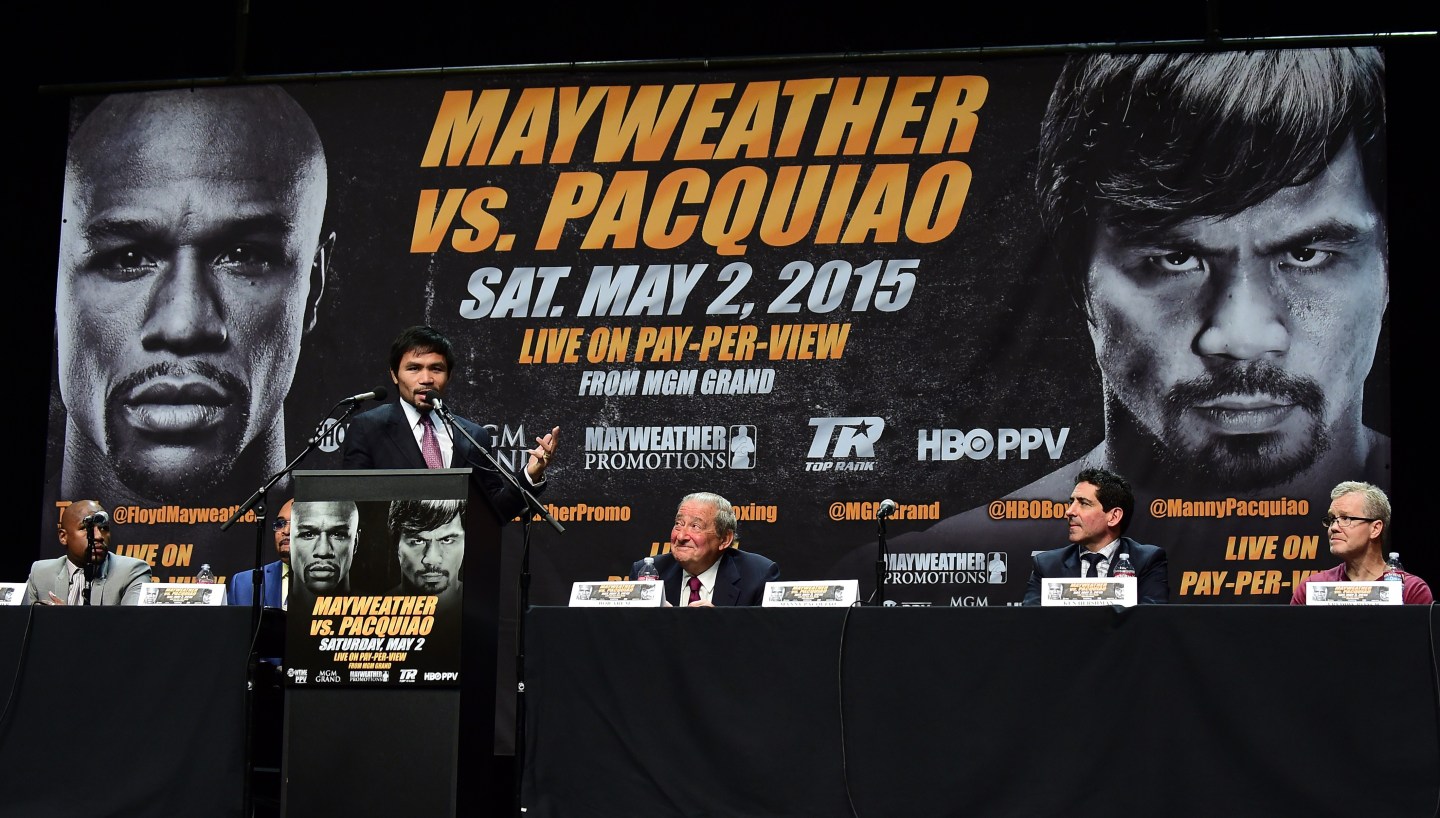 BOX-US-PACQUIAO-MAYWEATHER