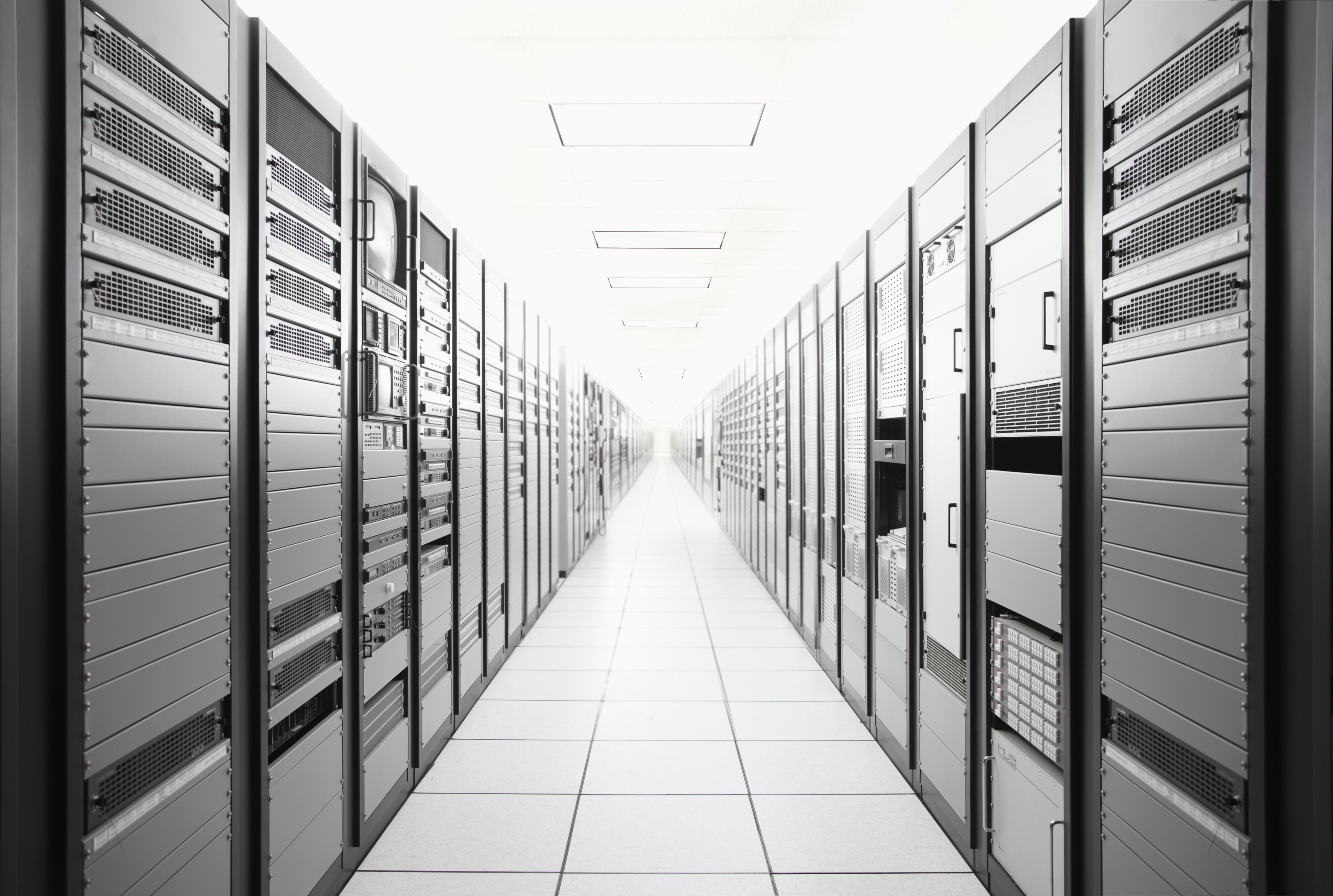 Room of computer servers