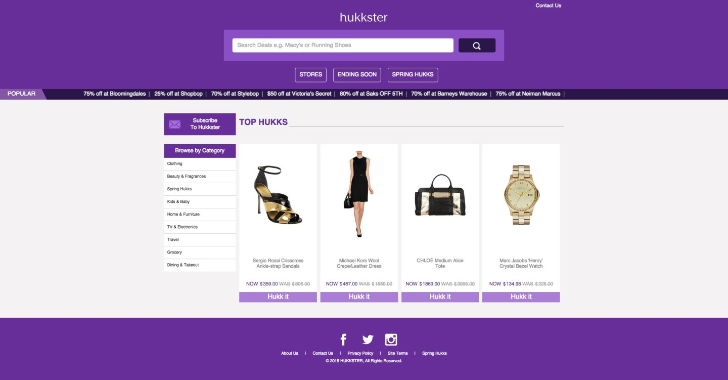 Hukkster rises from the dead as a real-time retail sales alert site