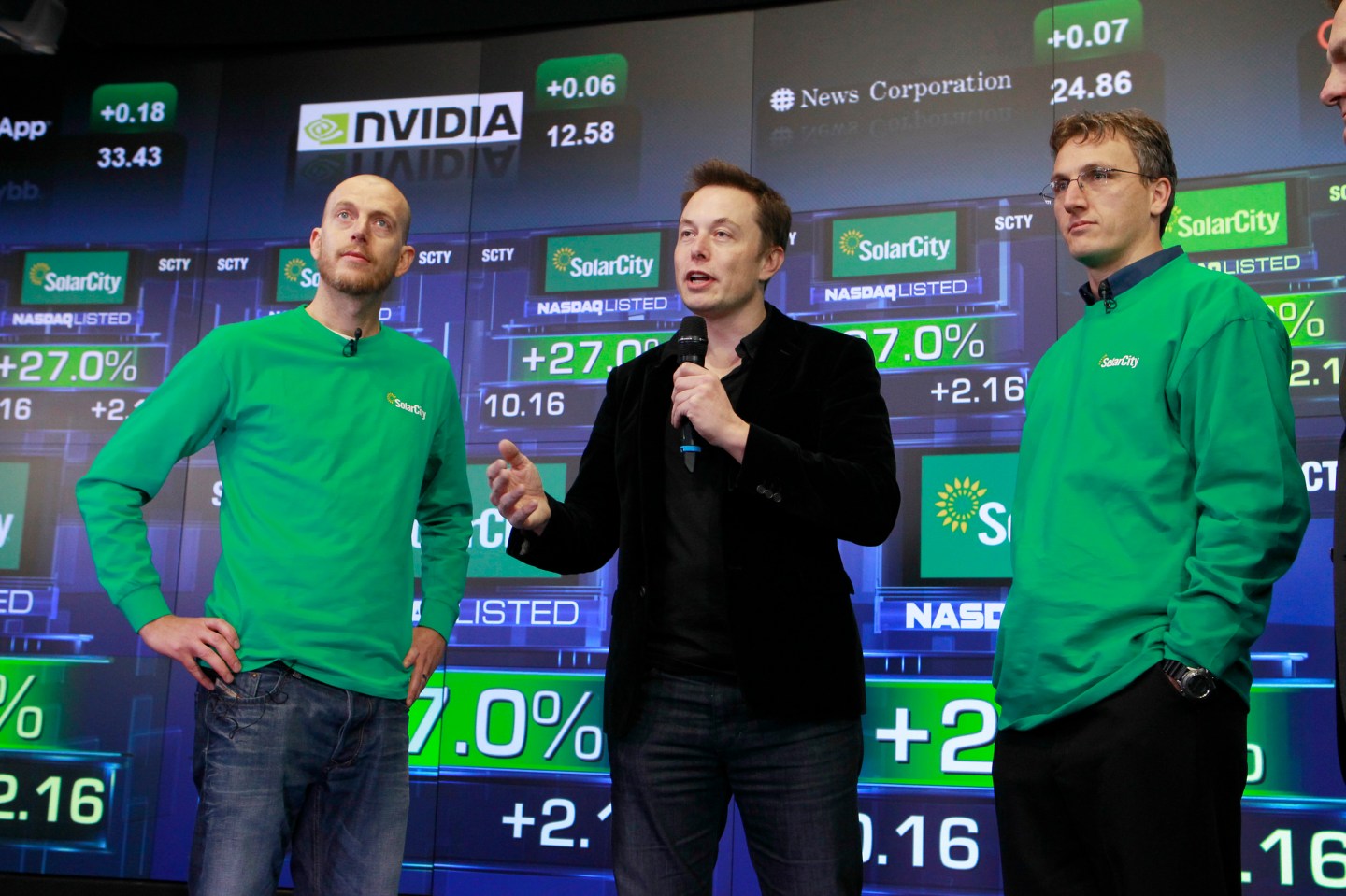 Peter Rive, Elon Musk , Lyndon Rive