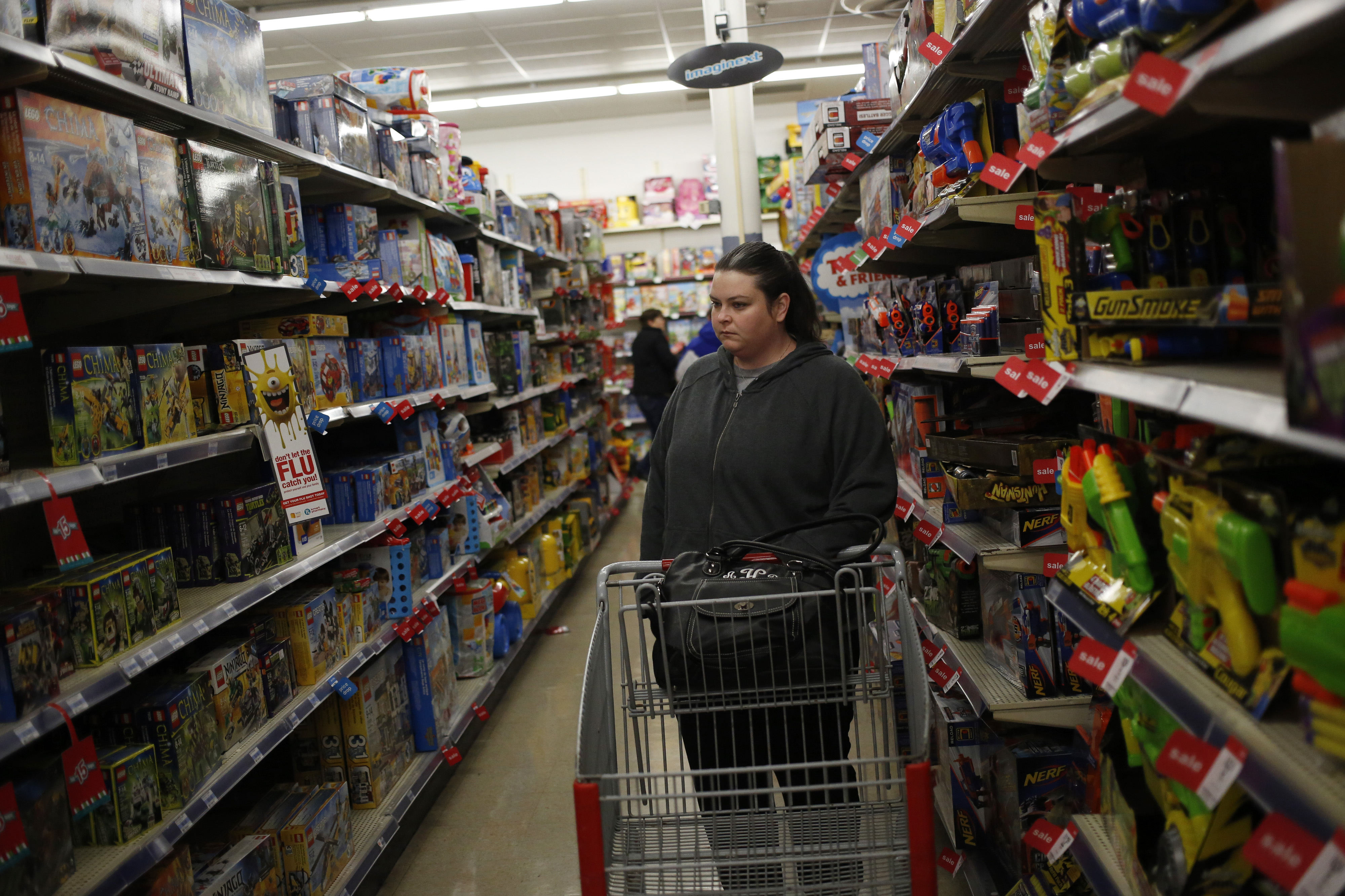 Shoppers Inside A Kmart Store Ahead Of Black Friday Sales
