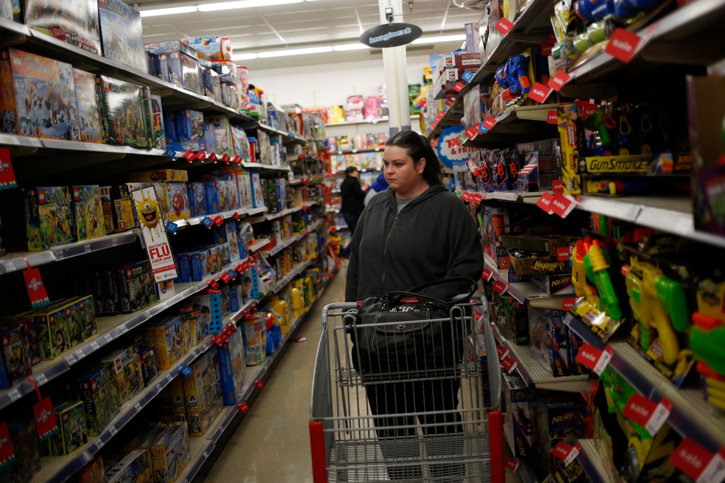 Shoppers Inside A Kmart Store Ahead Of Black Friday Sales