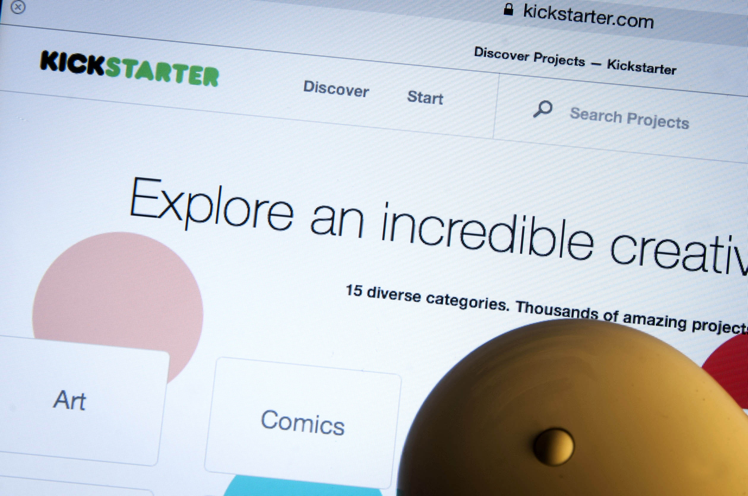 Kickstarter, site web de financemenent participatif