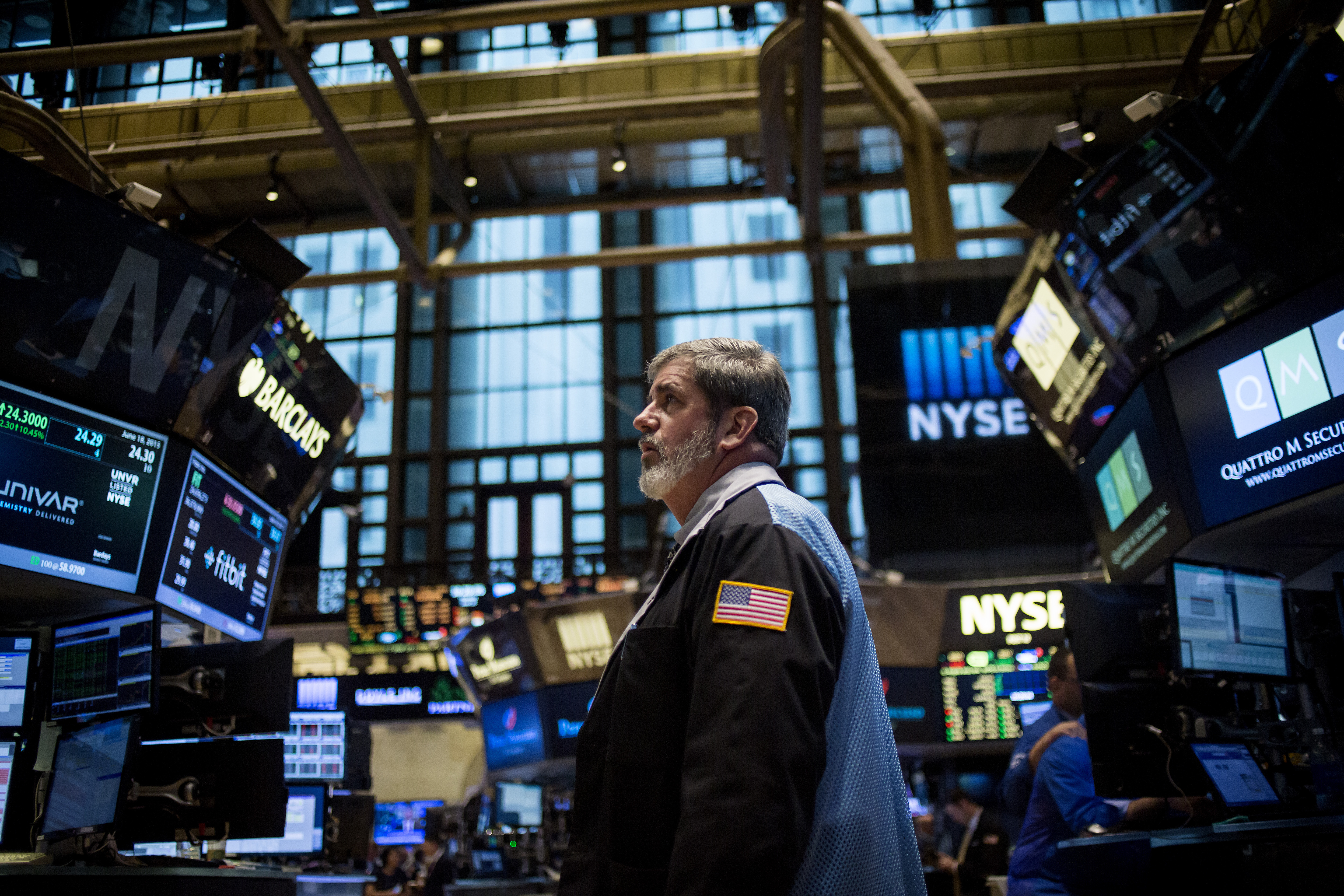 NYSE trading floor.