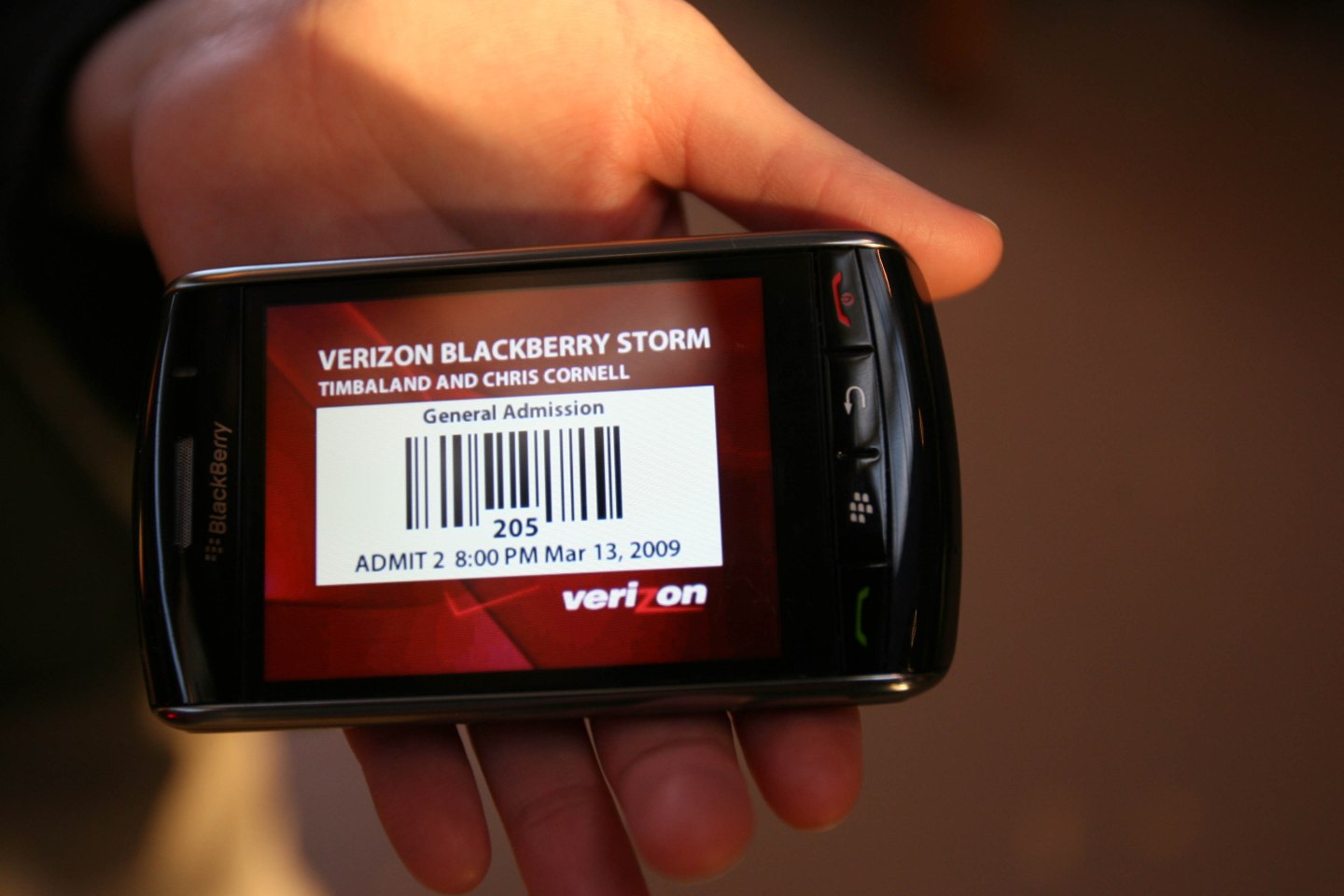 Verizon and BlackBerry Storm Debut a Collaboration from Chris Cornell & Timbaland