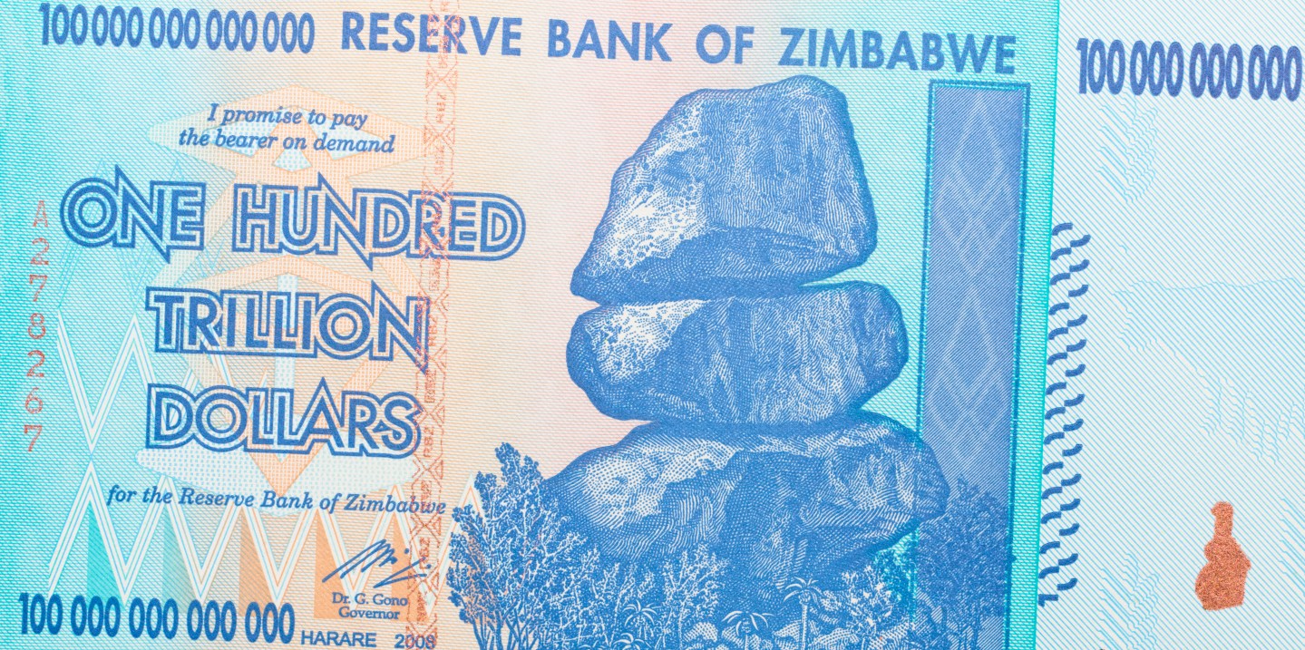 Hey, can you spare 35 quadrillion? Zimbabwe’s crazy exchange rate